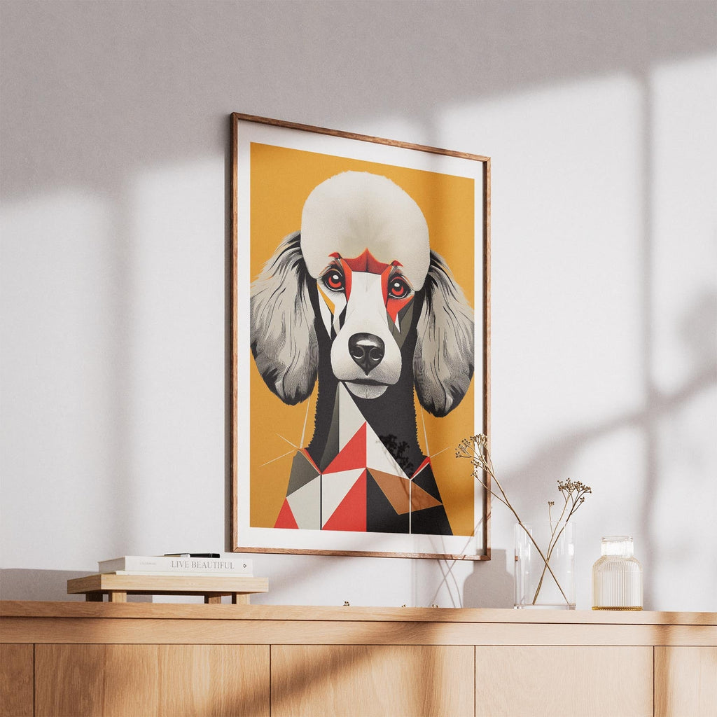 Poodle Geometric Orange Series image 5