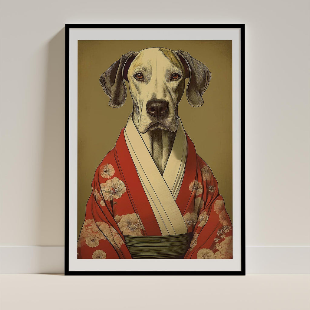 Great Dane Japanse Kimono Dog Series image 0