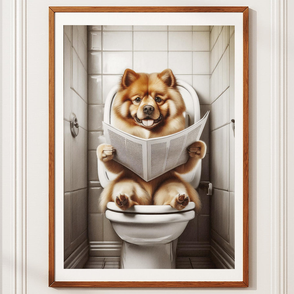 Chow Chow Toilet Humour Dog Series image 10