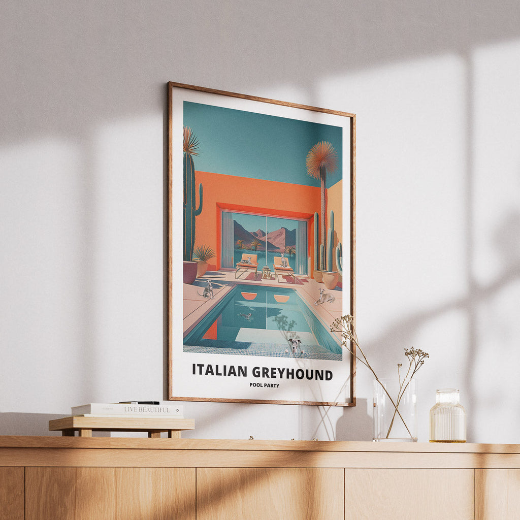 Italian Greyhound Pool Party image 6