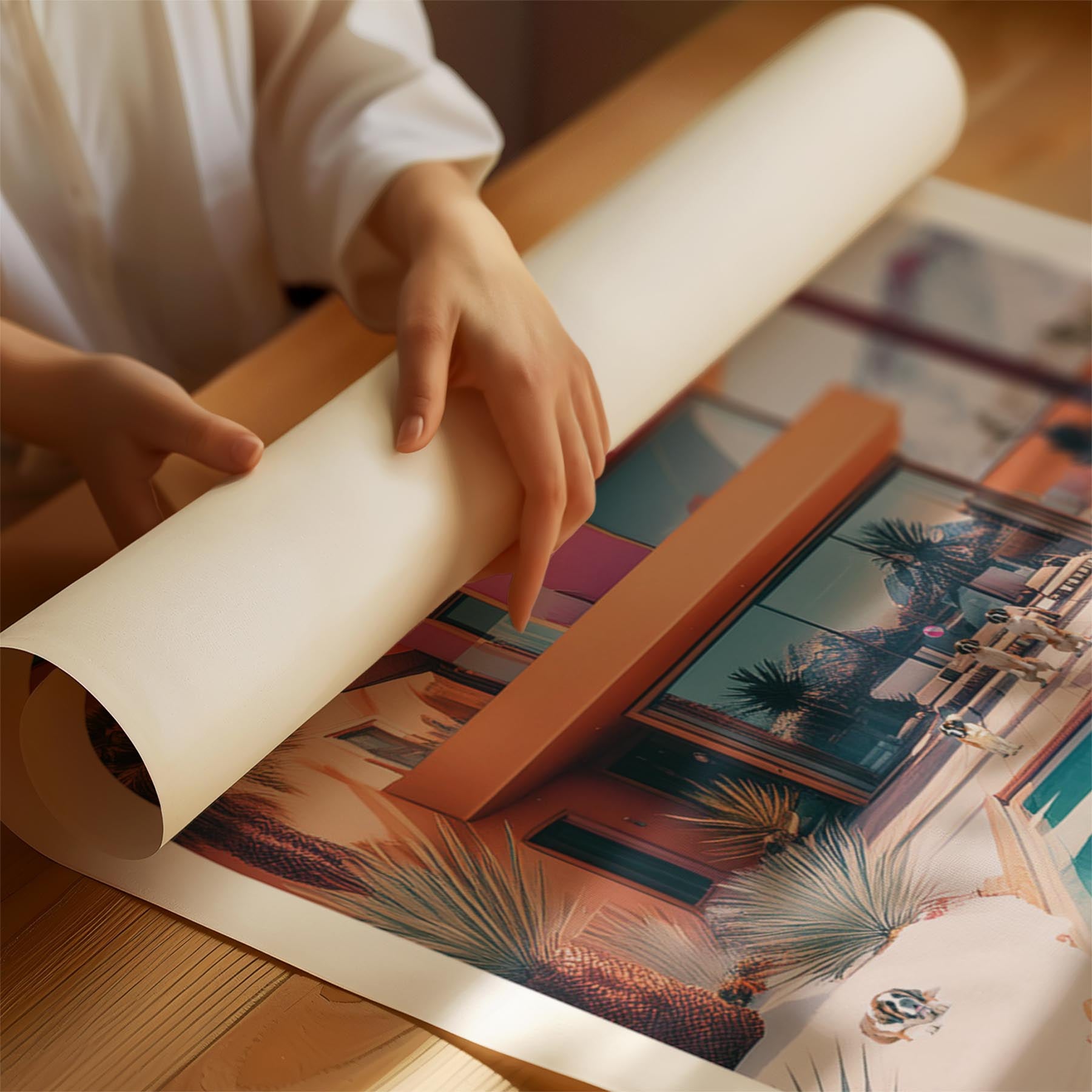 Saint Bernard Custom Pool Party WITH TEXT image 1