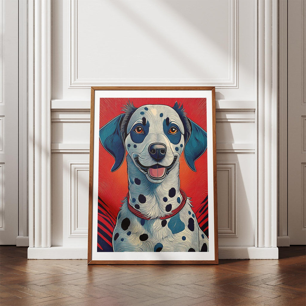 Dalmatian Hokusai Japanese Inspired Dog Series 1 image 4