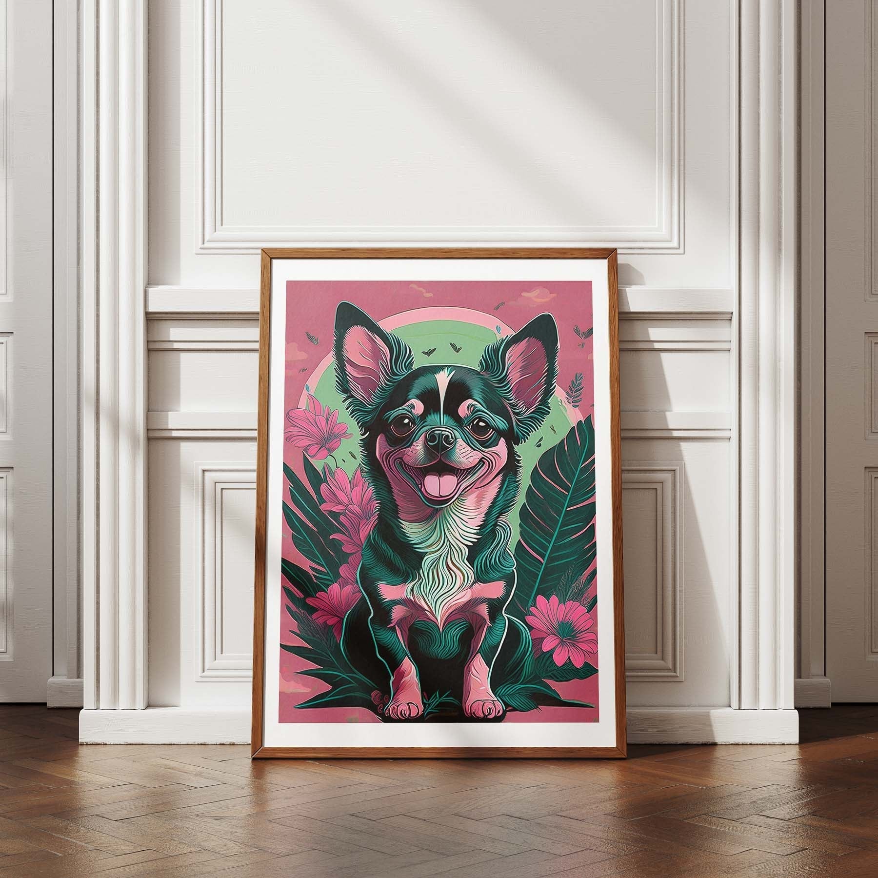 Chihuahua Flowery Dog image 4