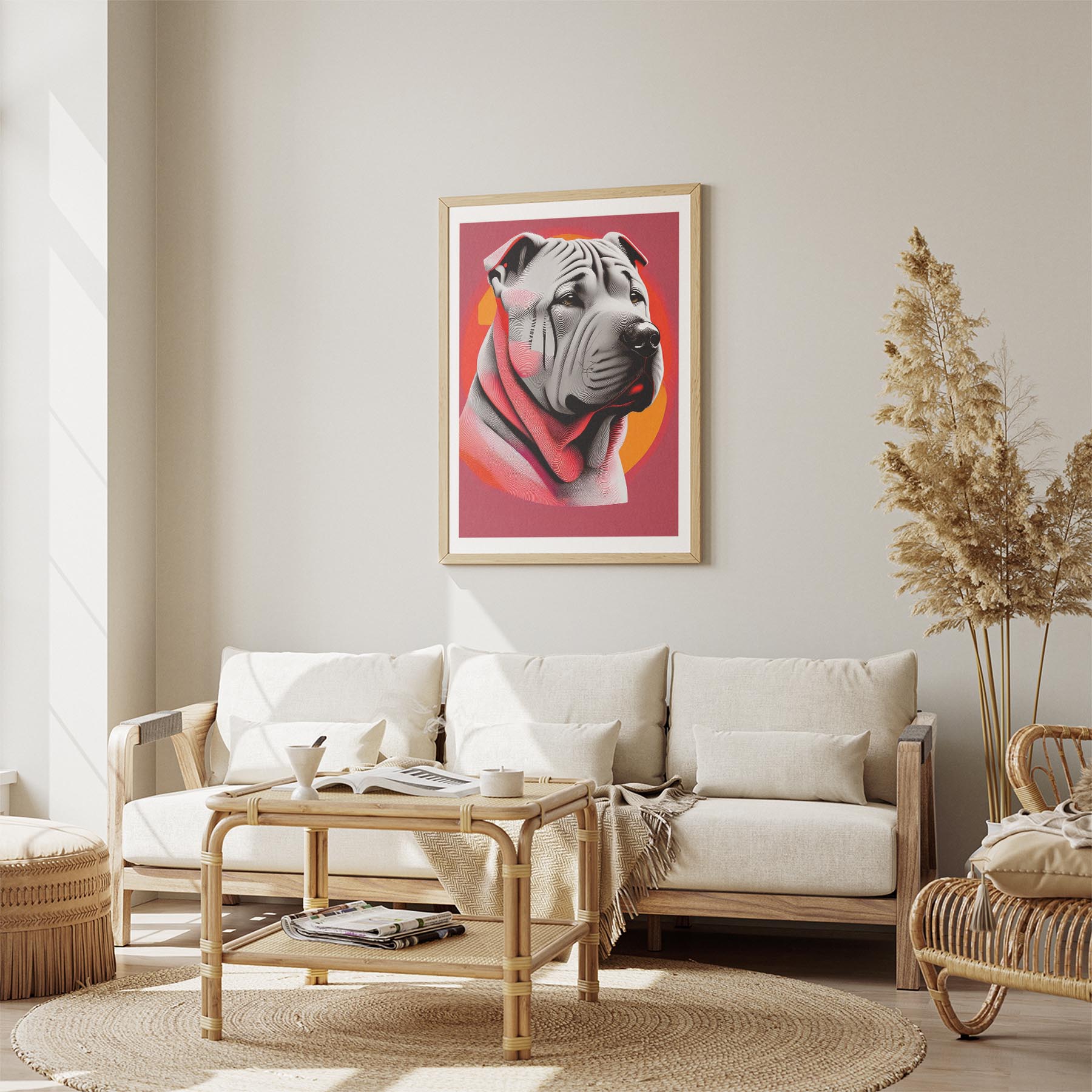 Shar Pei Modern Pop Dog Series image 2