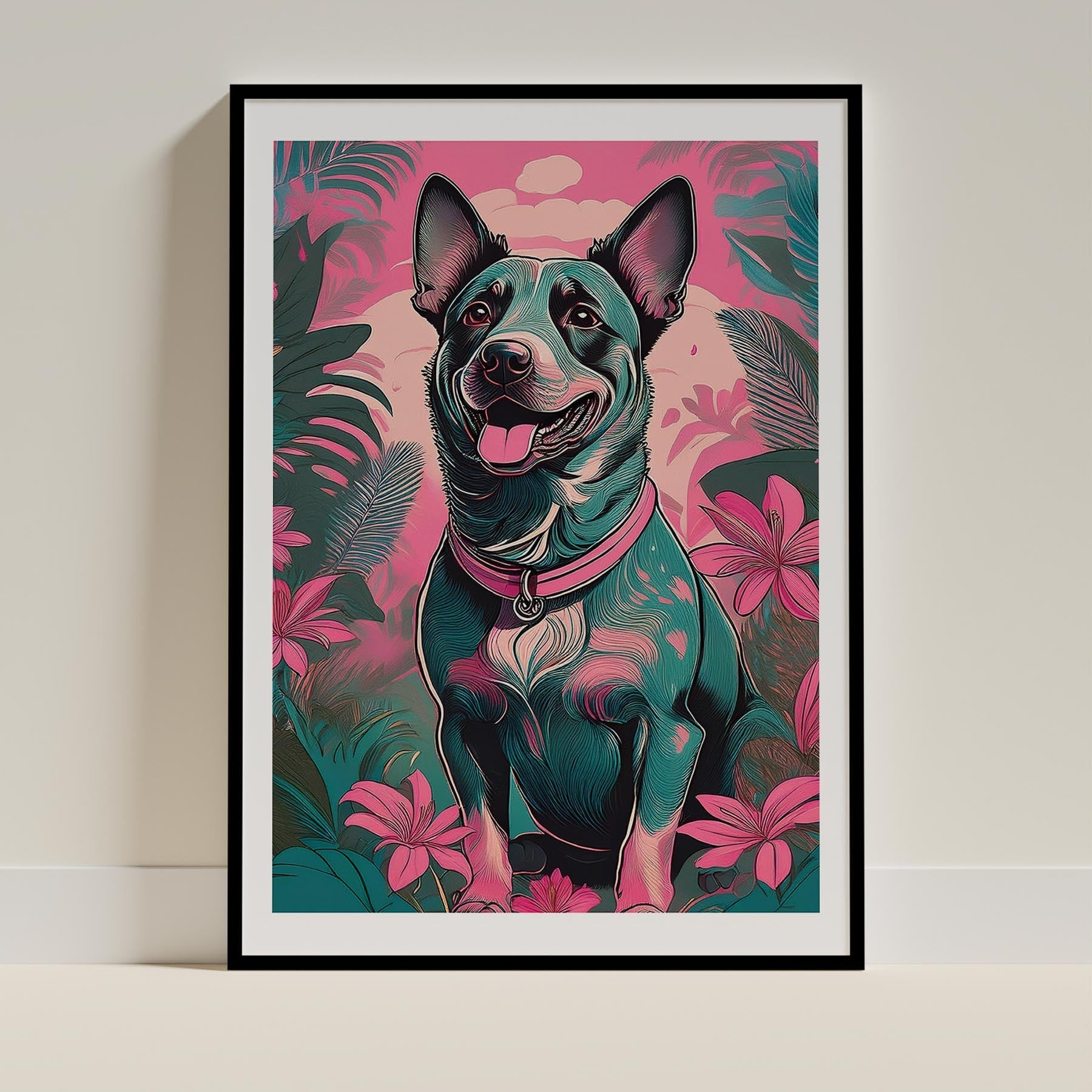 Cattle Dog Flowery Dog image 0