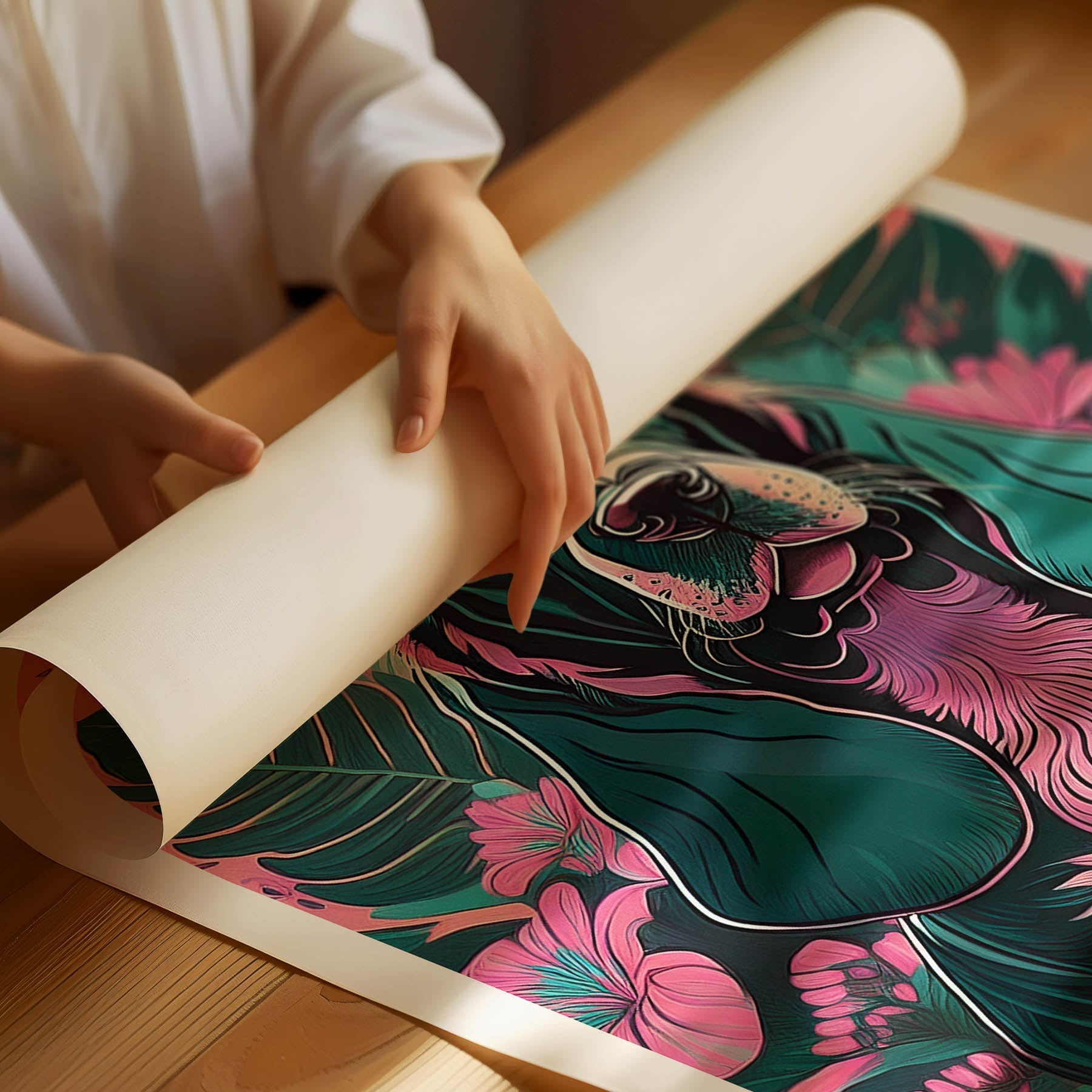 Australian Shepherd Flowery Dog image 10