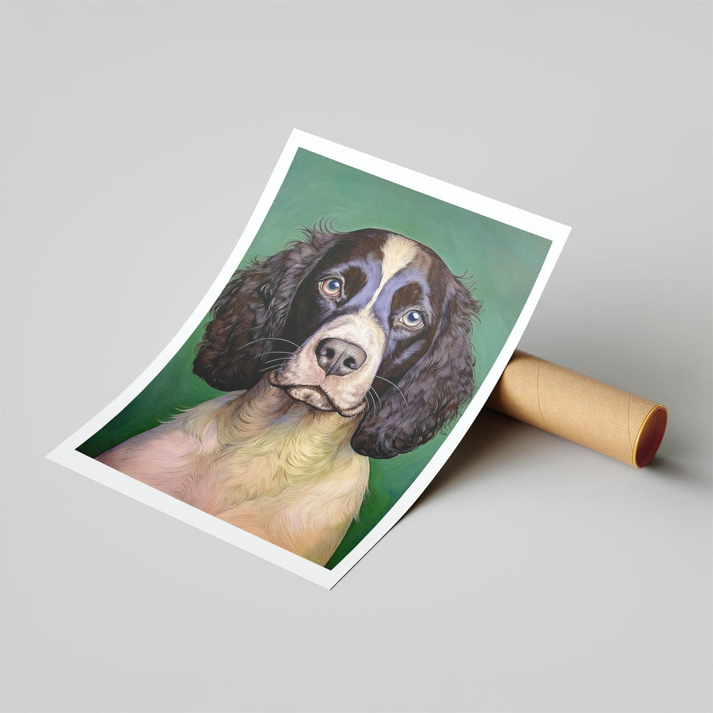 English Springer Spaniel Green Painted Series image 6