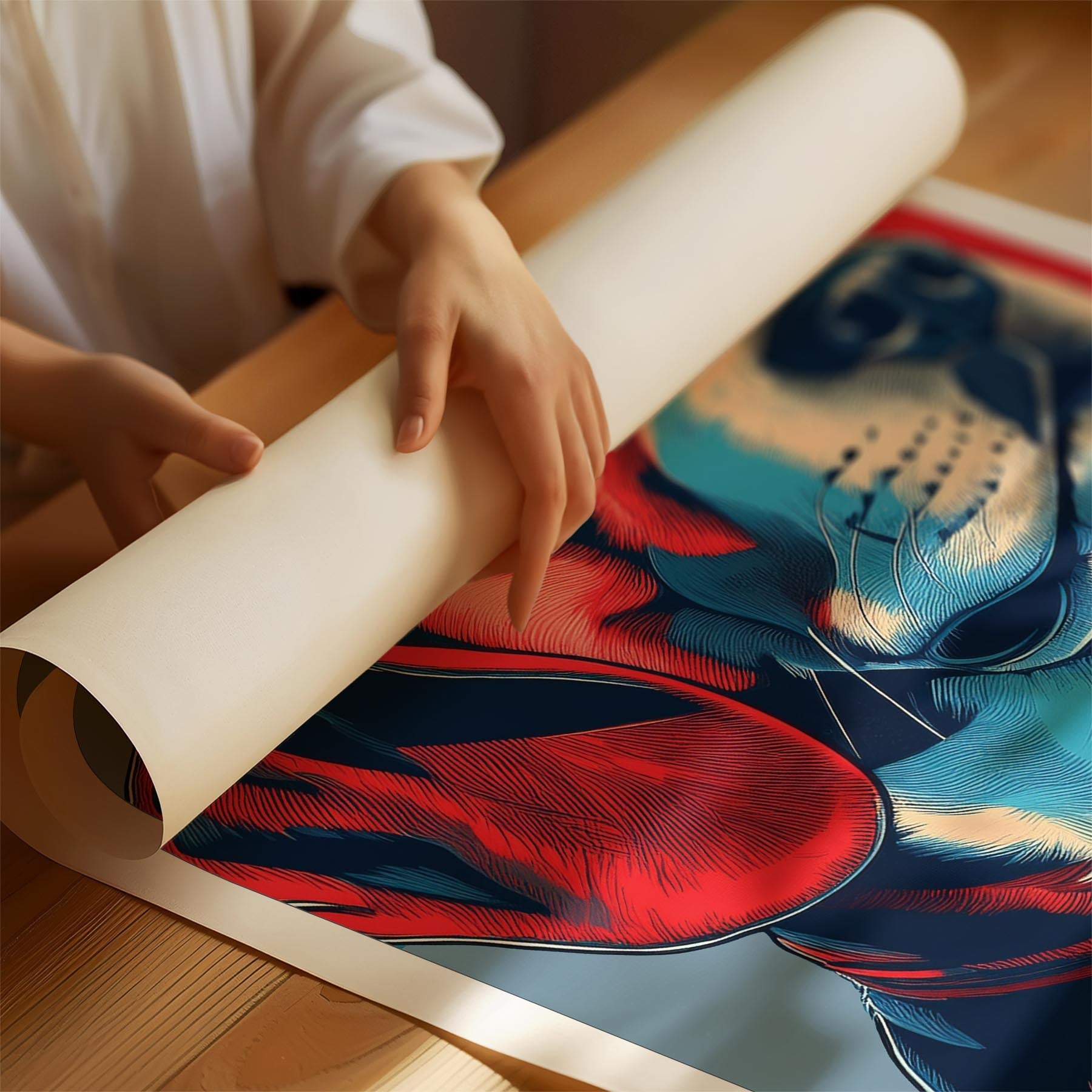 Beagle HOPE Series Inspired by the Obama Poster image 1