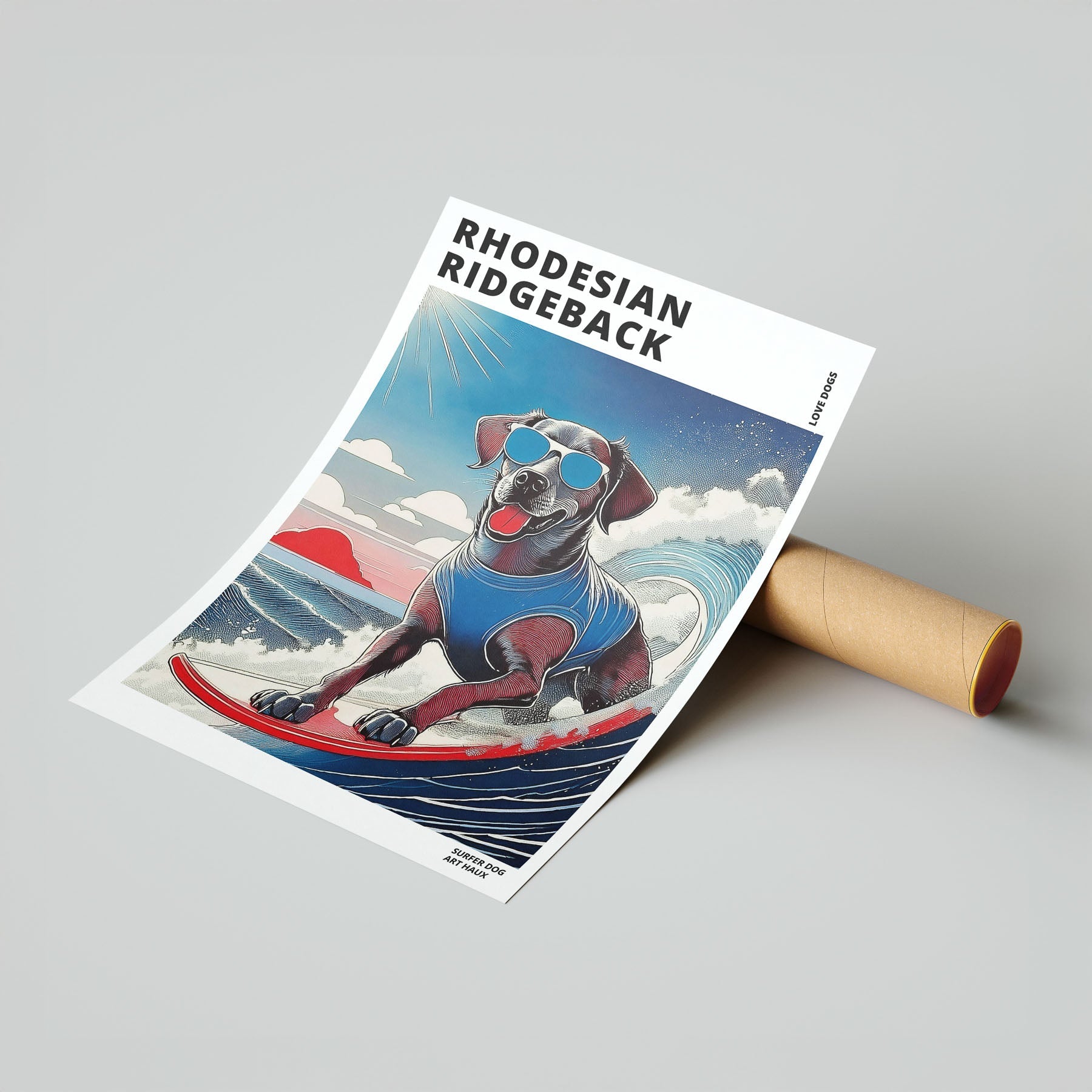 Rhodesian Ridgeback Hokosai Surfer Dogs 1 image 7