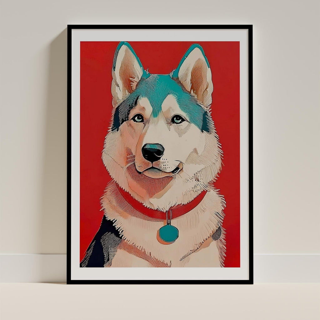 Alaskan Malamute Red Dog Series image 0