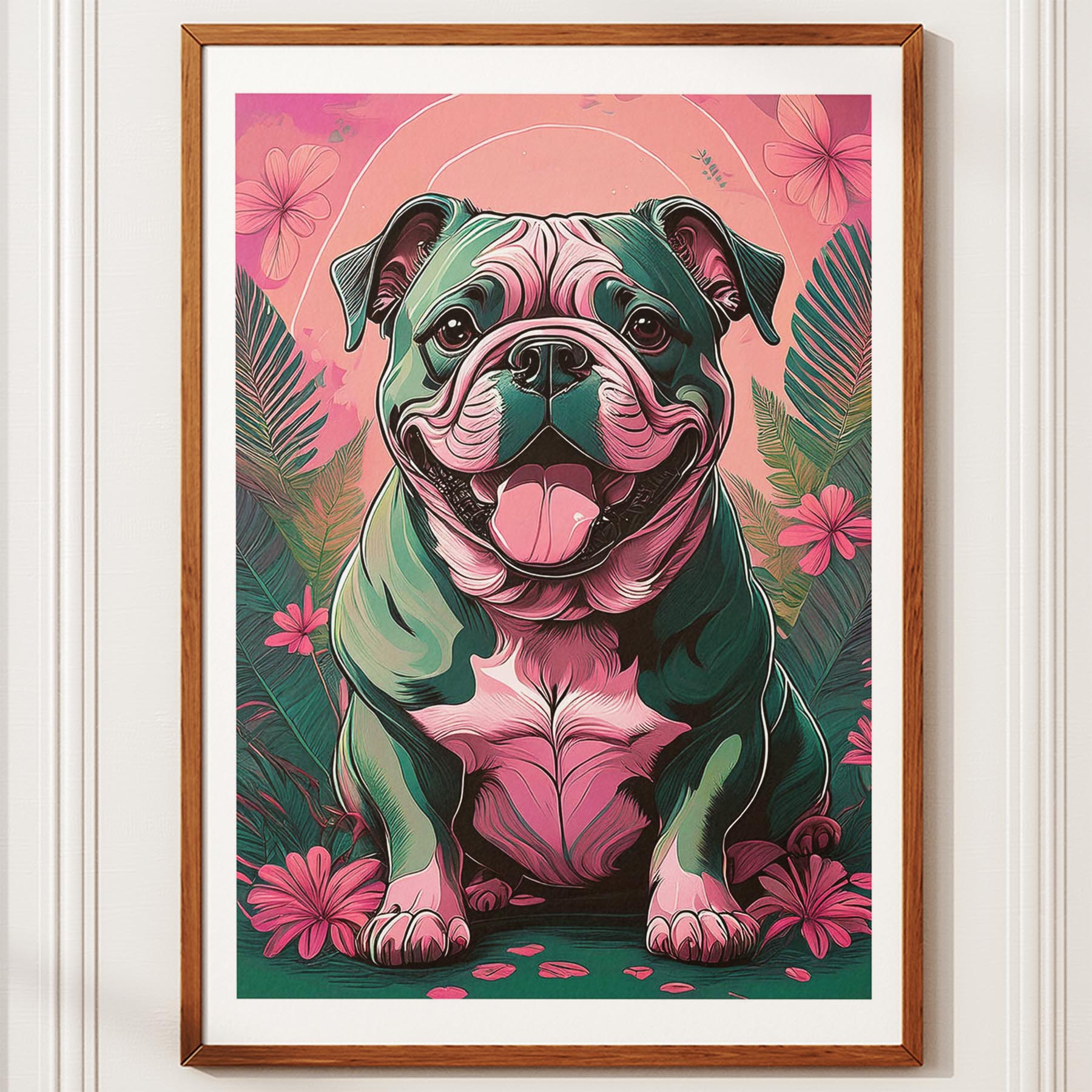 Bulldog Flowery Dog image 10