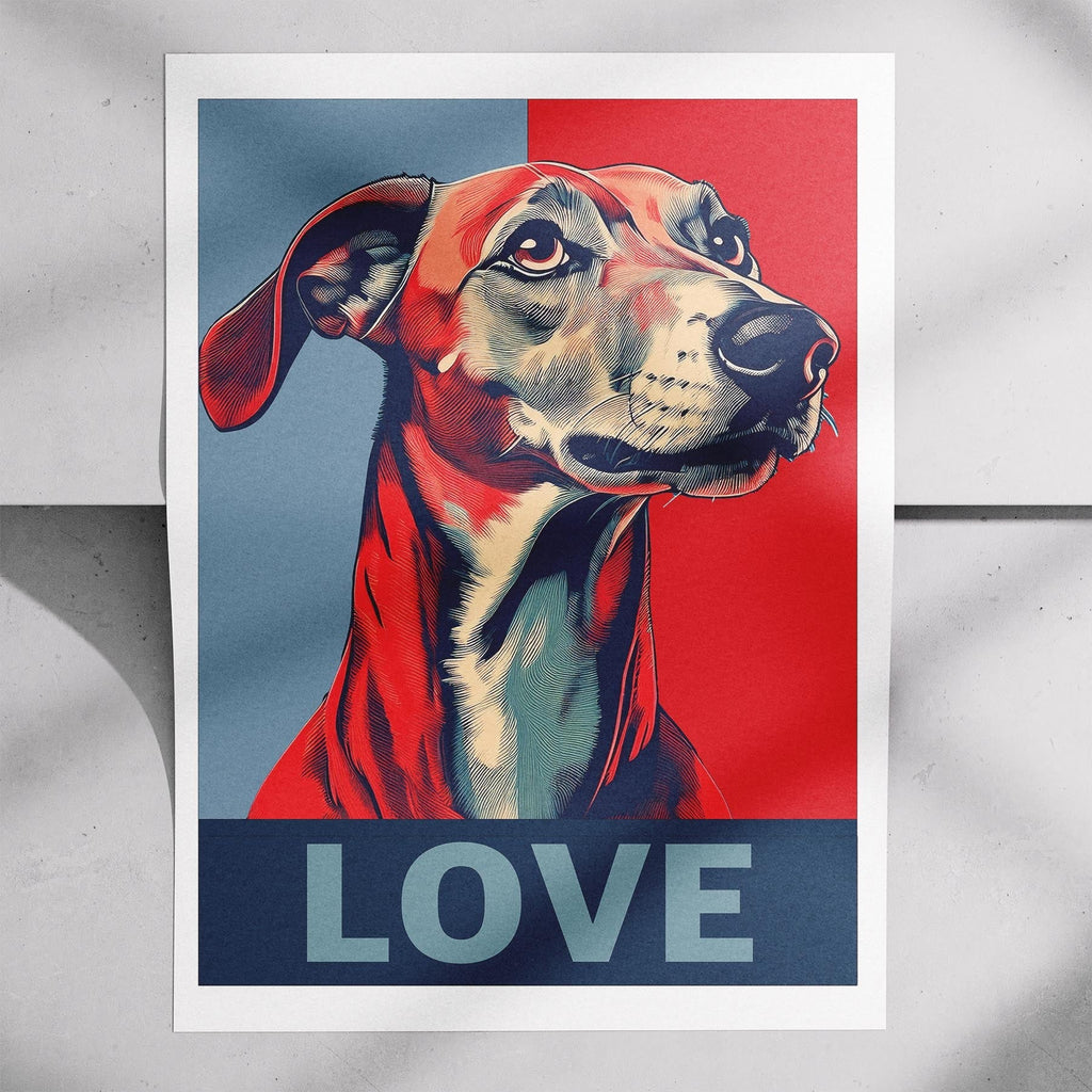 Greyhound LOVE Series Inspired by the Obama Poster image 7