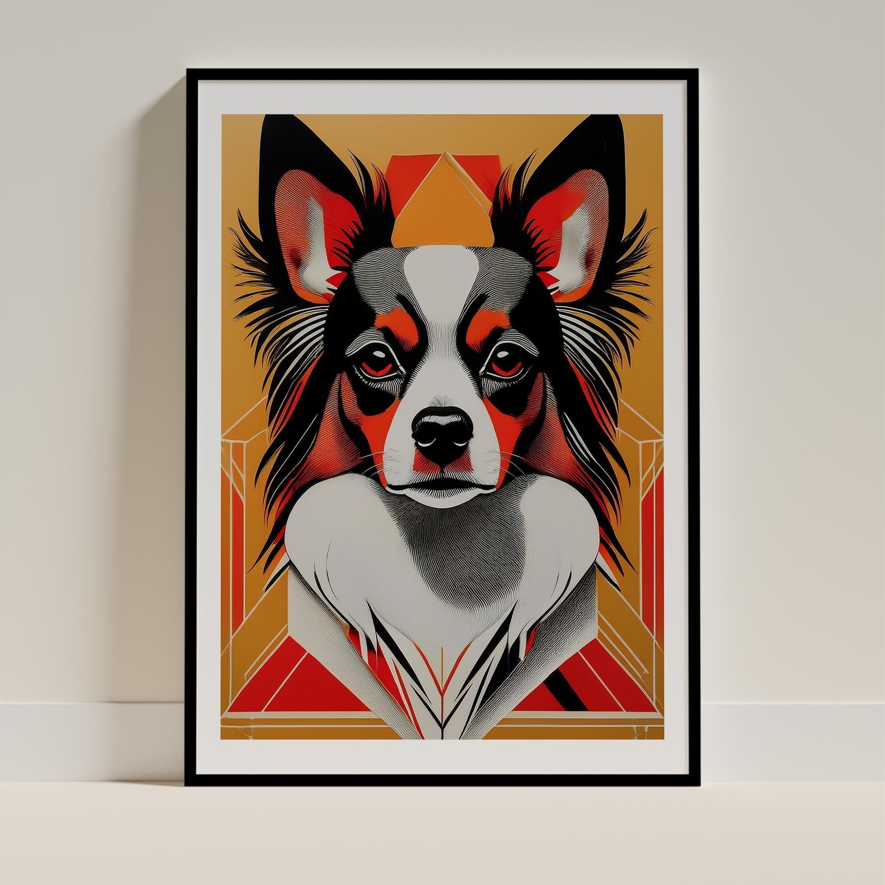 Papillon Geometric Orange Series image 0