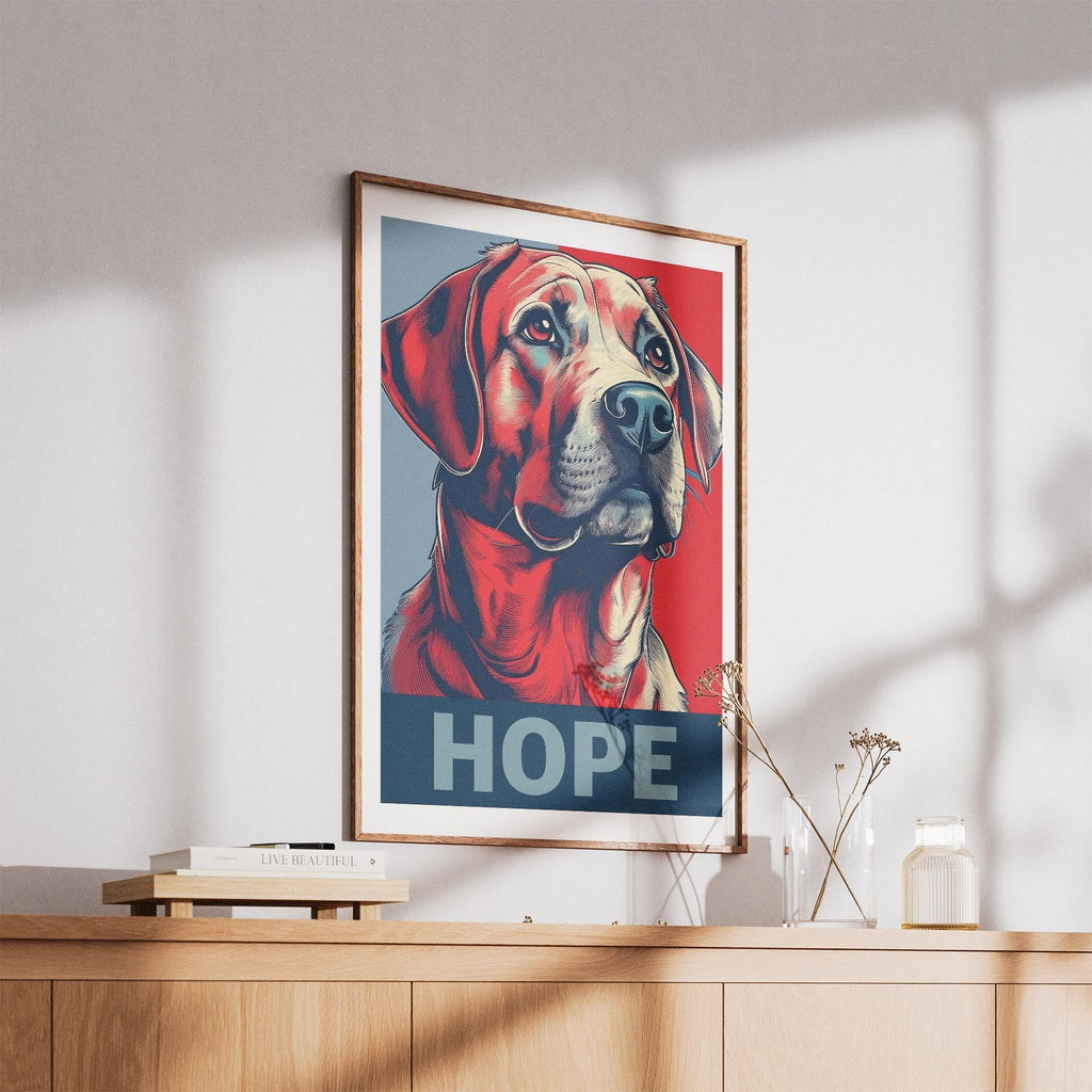 Labrador Retriever HOPE Series Inspired by the Obama Poster image 5