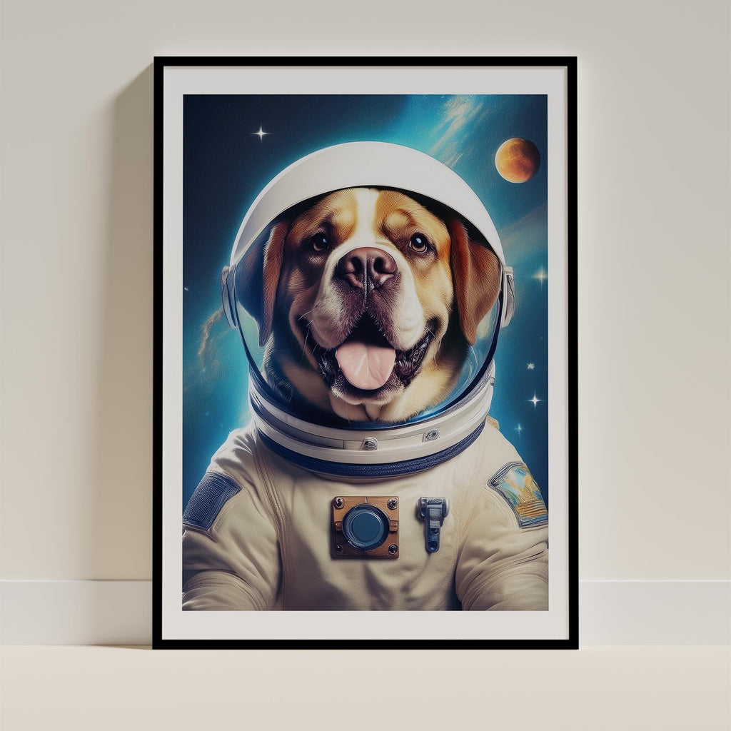 Saint Bernard Astronaut Dog Series image 0