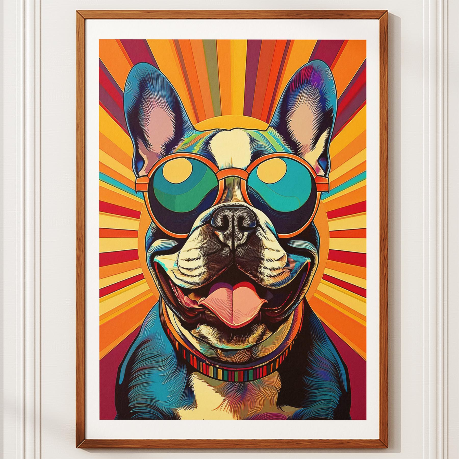 French Bull Dog In Colourful Sunnies 8 image 11
