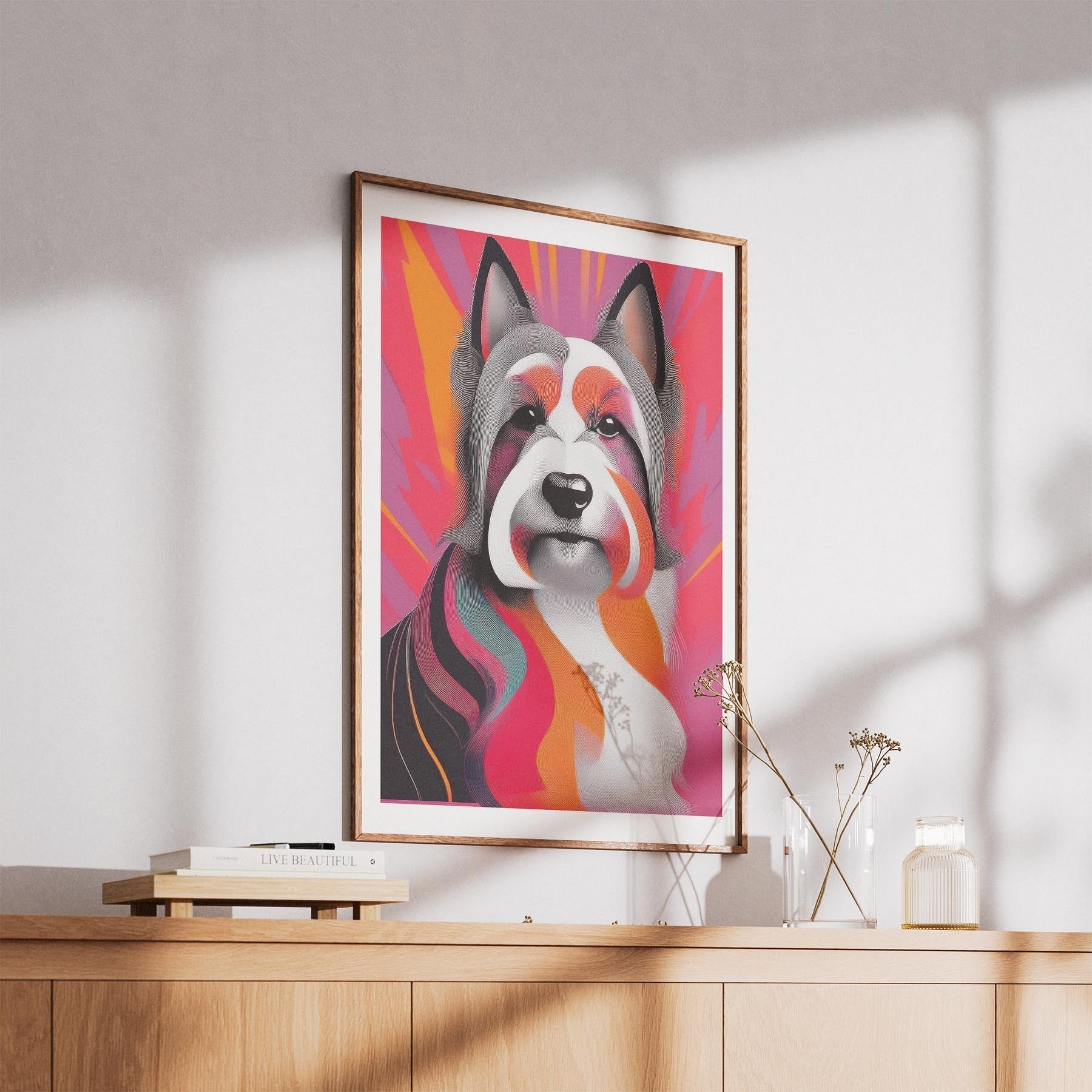 Australian Silky Terrier Modern Pop Dog Series image 5