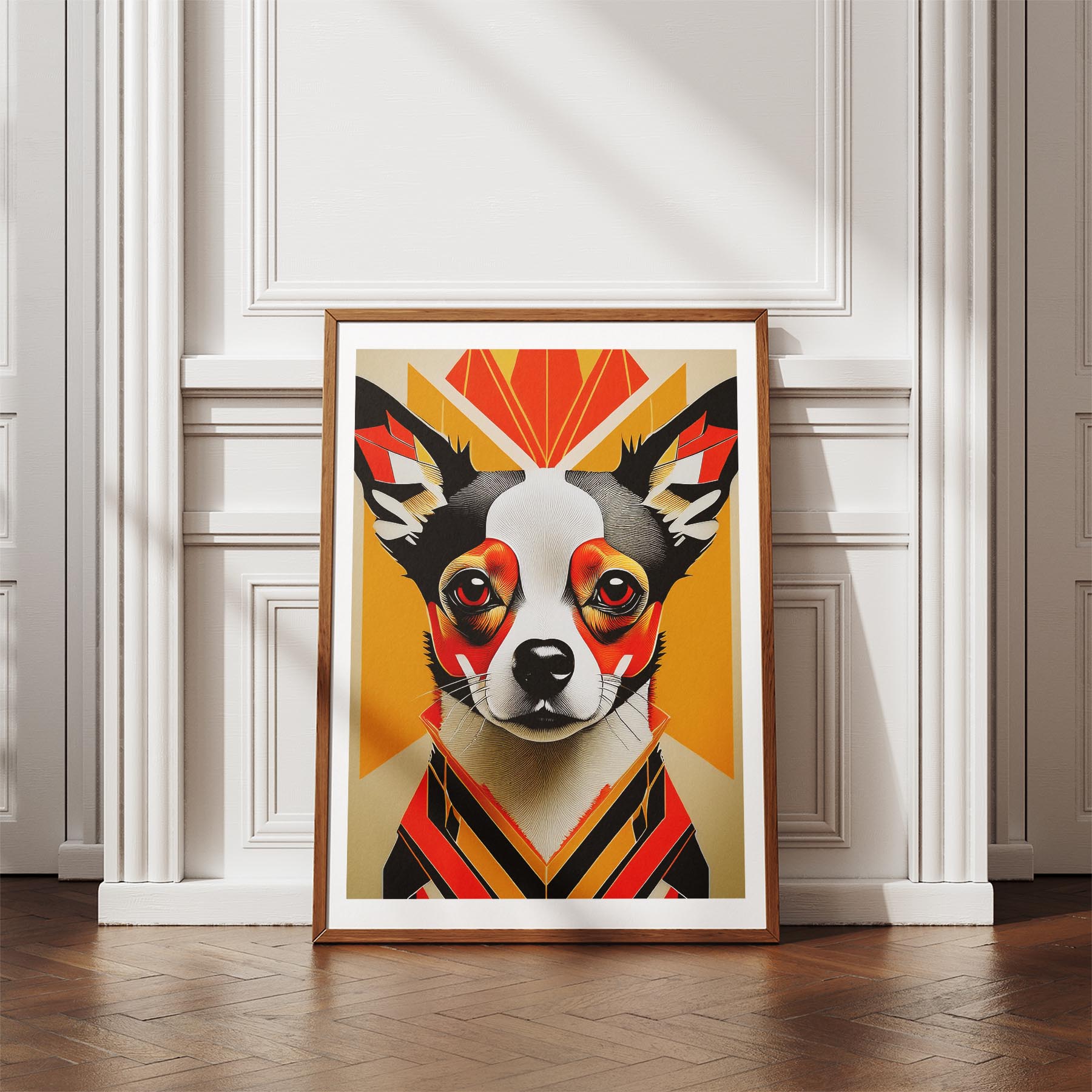 Chihuahua Geometric Orange Series image 4