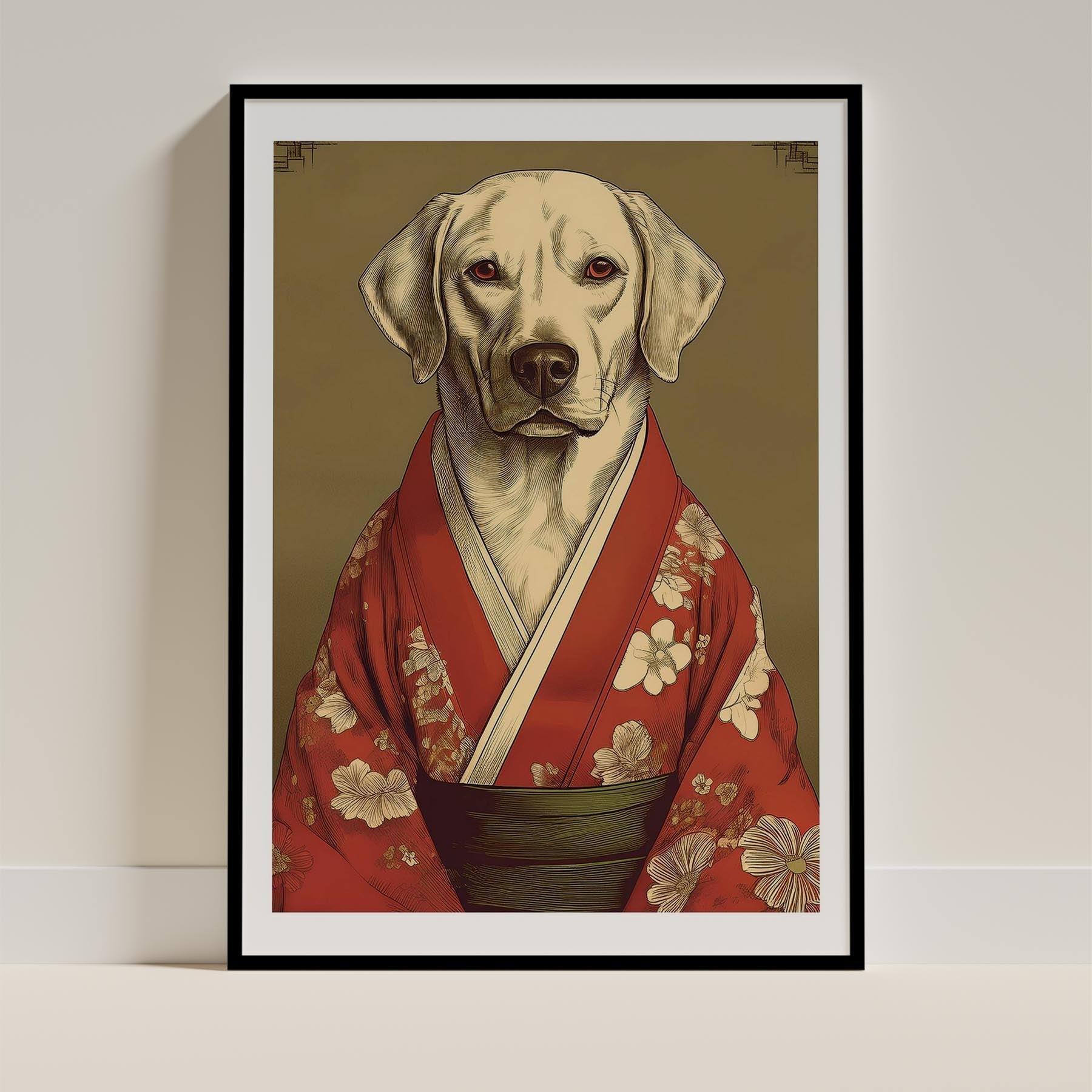 Labrador Retriever Japanse Kimono Dog Series image 0