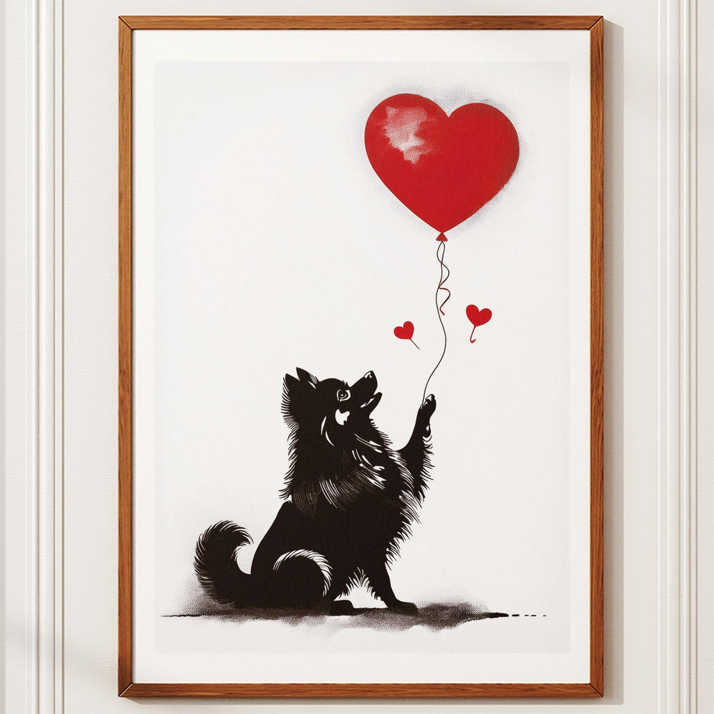 Pomeranian DOGSY Series inspired by the Art of Banksy image 10
