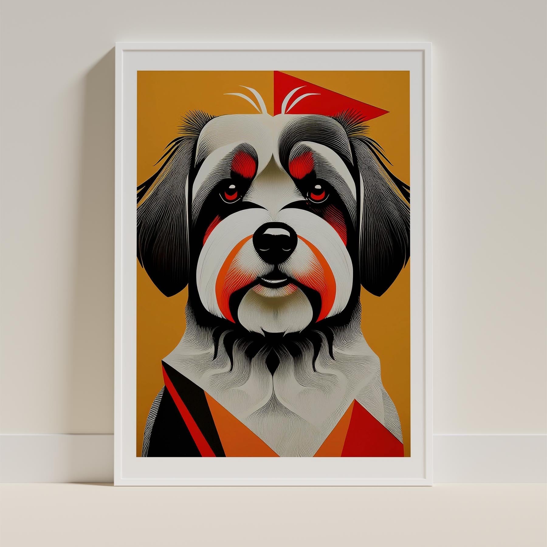 Havanese Geometric Orange Series image 9