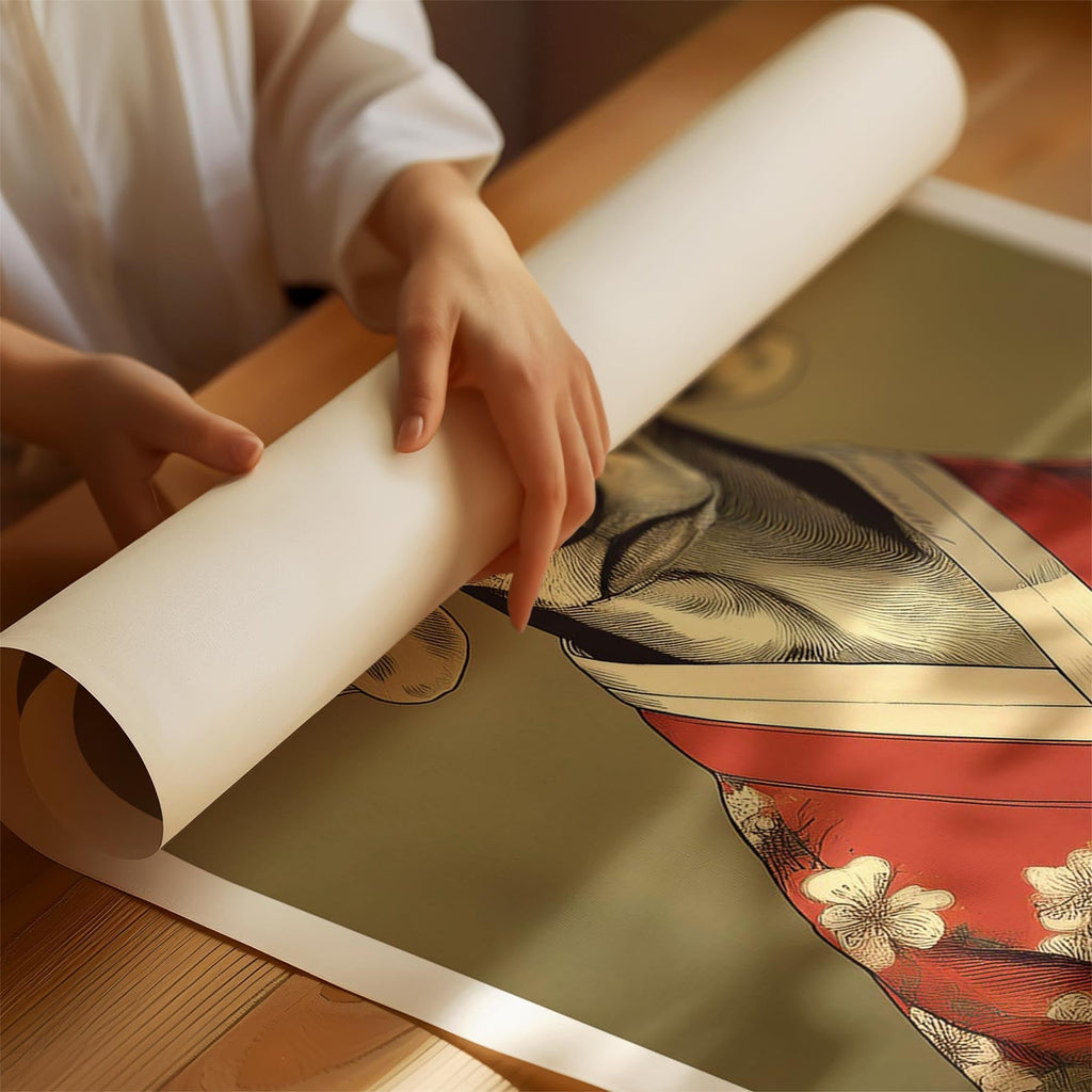 Hungarian Vizsla Japanse Kimono Dog Series image 1