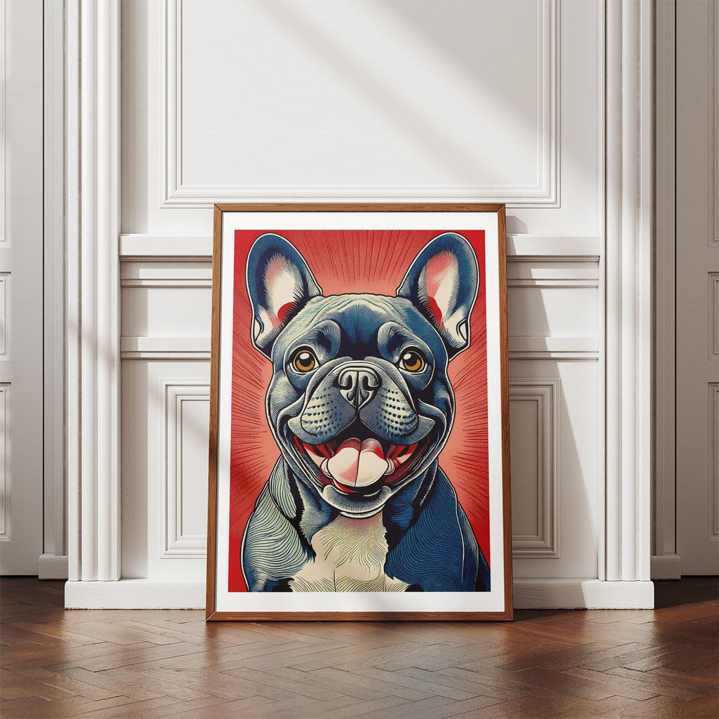 French Bulldog Hokusai Japanese Inspired Dog Series image 4
