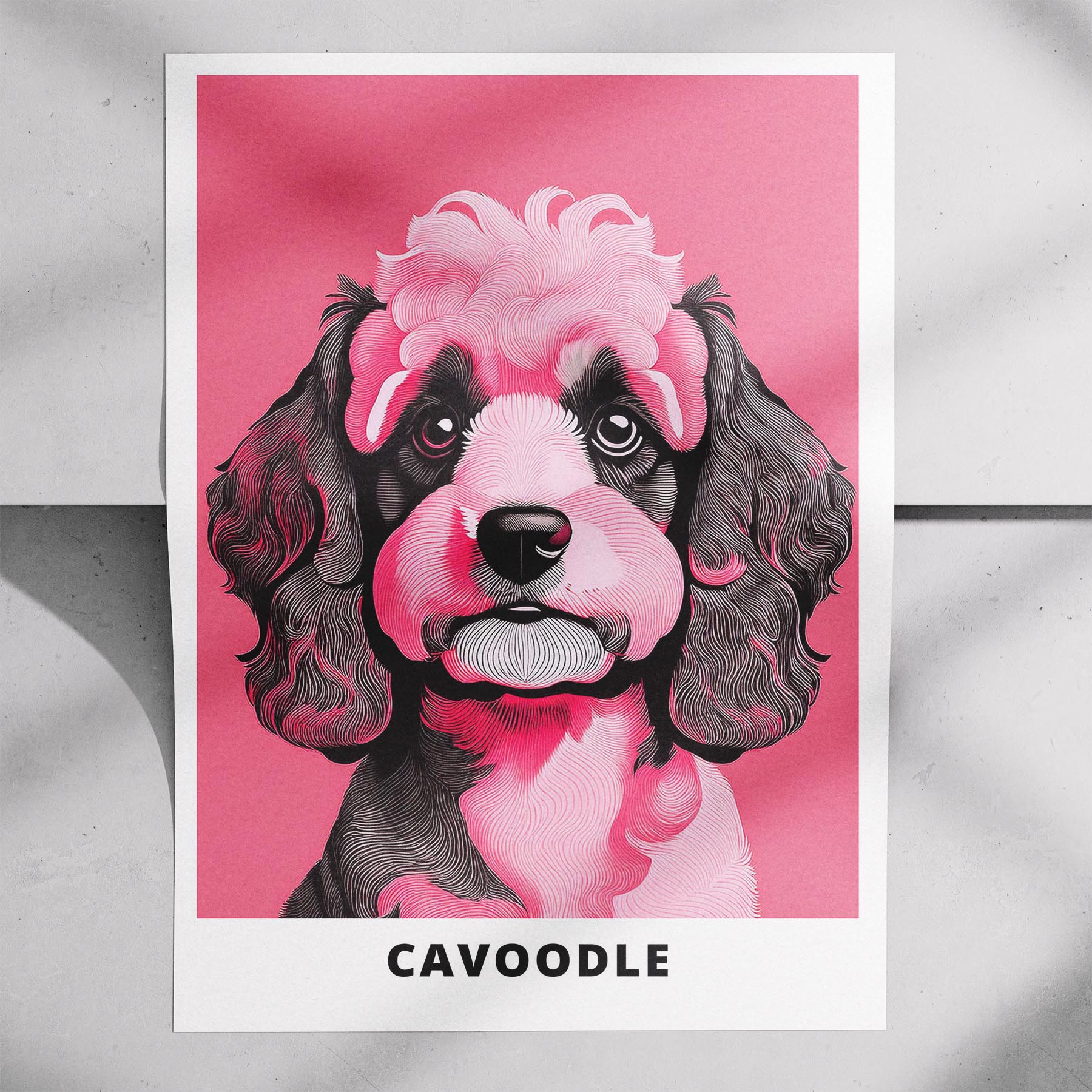 Cavoodle Pink and Black Dog Series 2 image 7