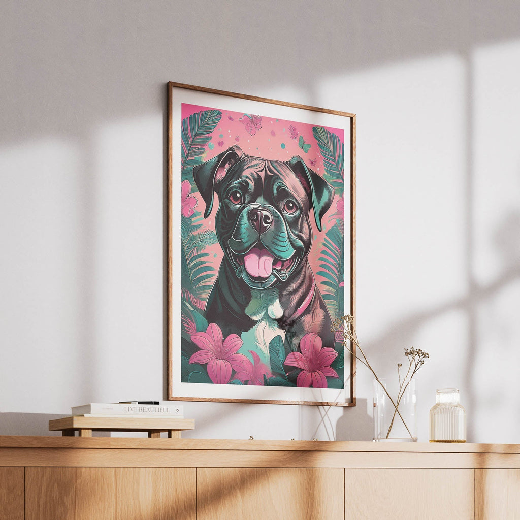 Boxer 1 Flowery Dog image 6