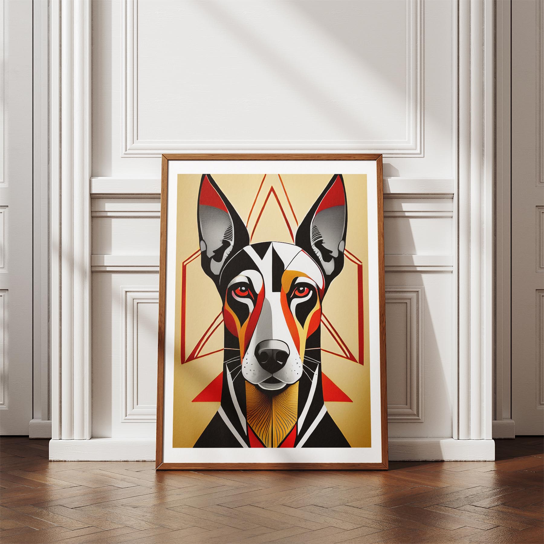 Doberman Geometric Orange Series image 4