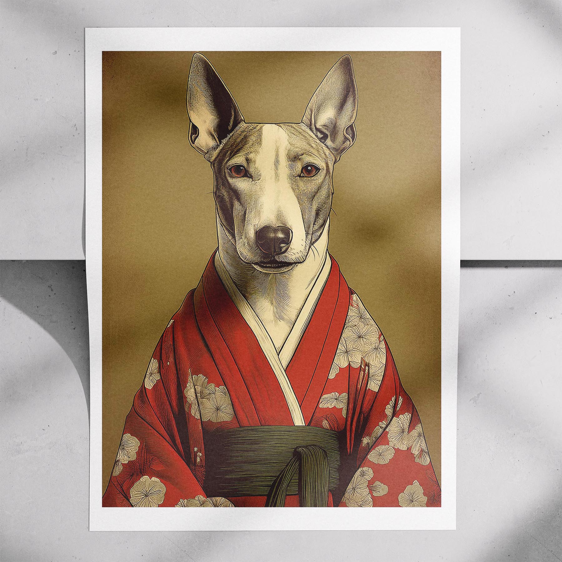 Bull Terrier Japanse Kimono Dog Series image 7