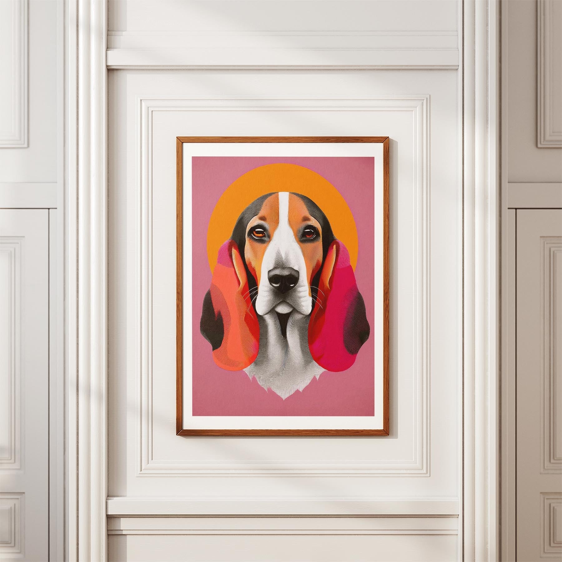 Basset Hound Modern Pop Dog Series image 3