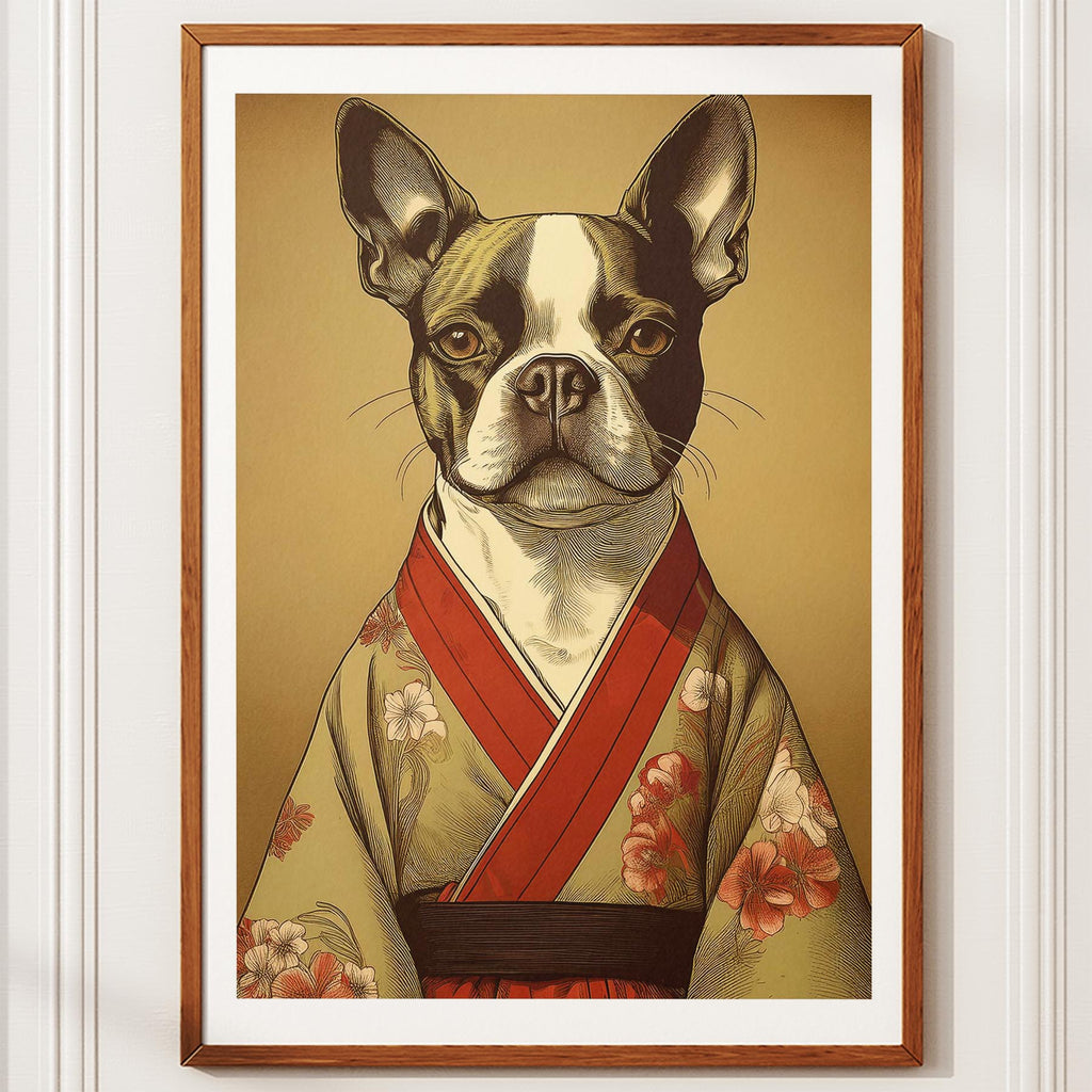 Boston Terrier Japanse Kimono Dog Series image 10