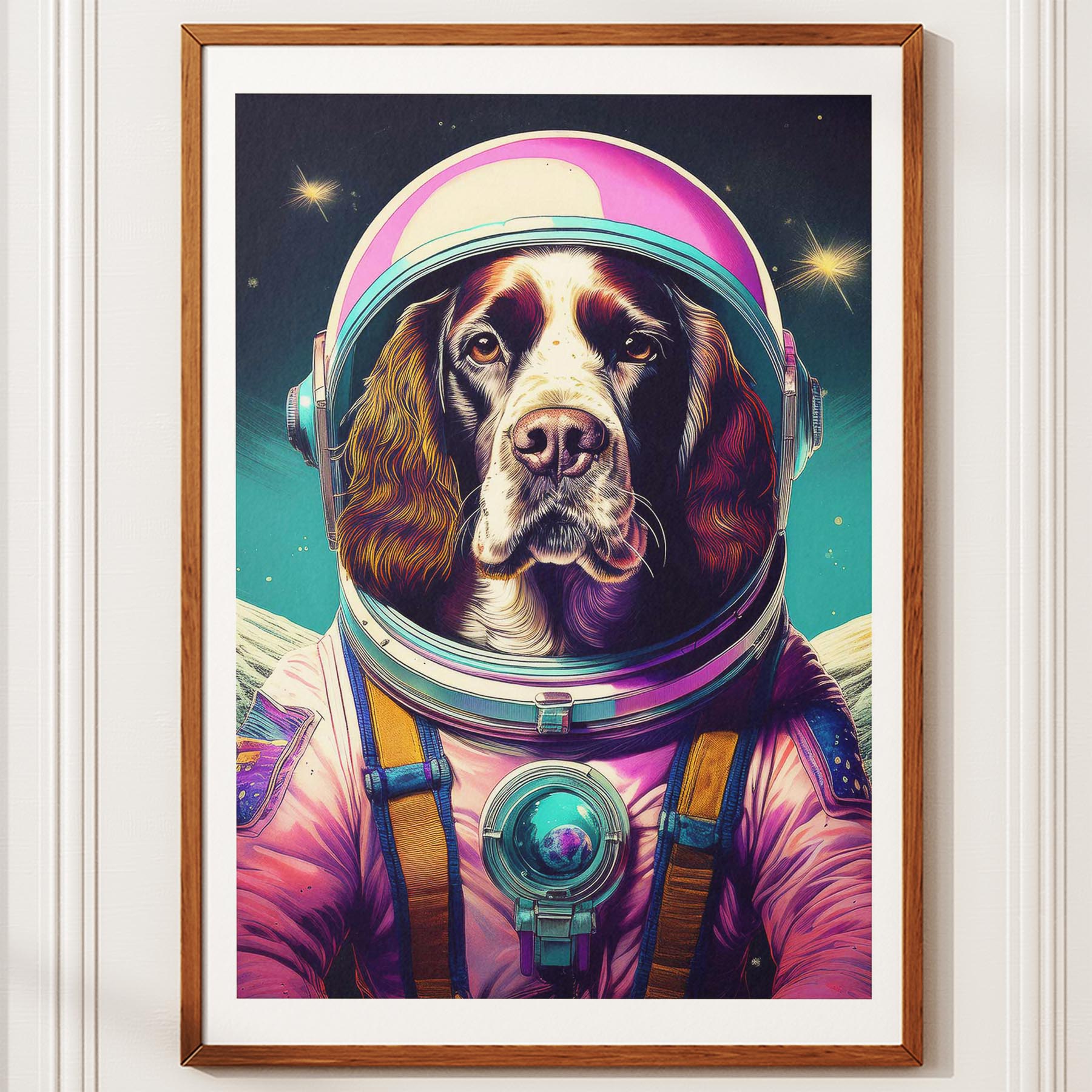 English Springer Spaniel Space Dogs Series image 10
