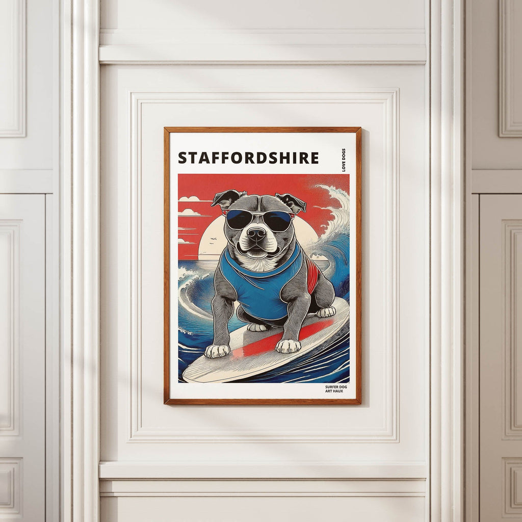 Staffordshire Hokosai Surfer Dogs 1 image 2