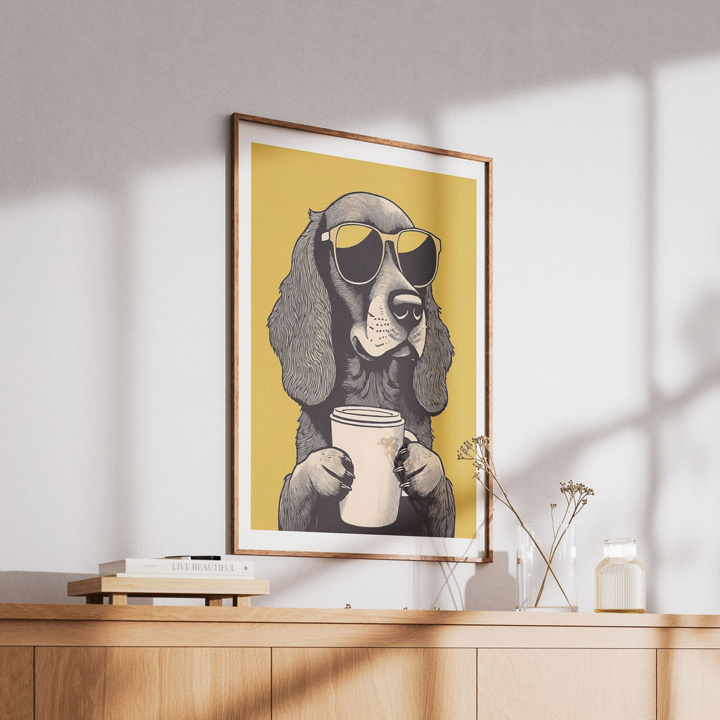 Cocker Spaniel Chillin Coffee Dog image 6