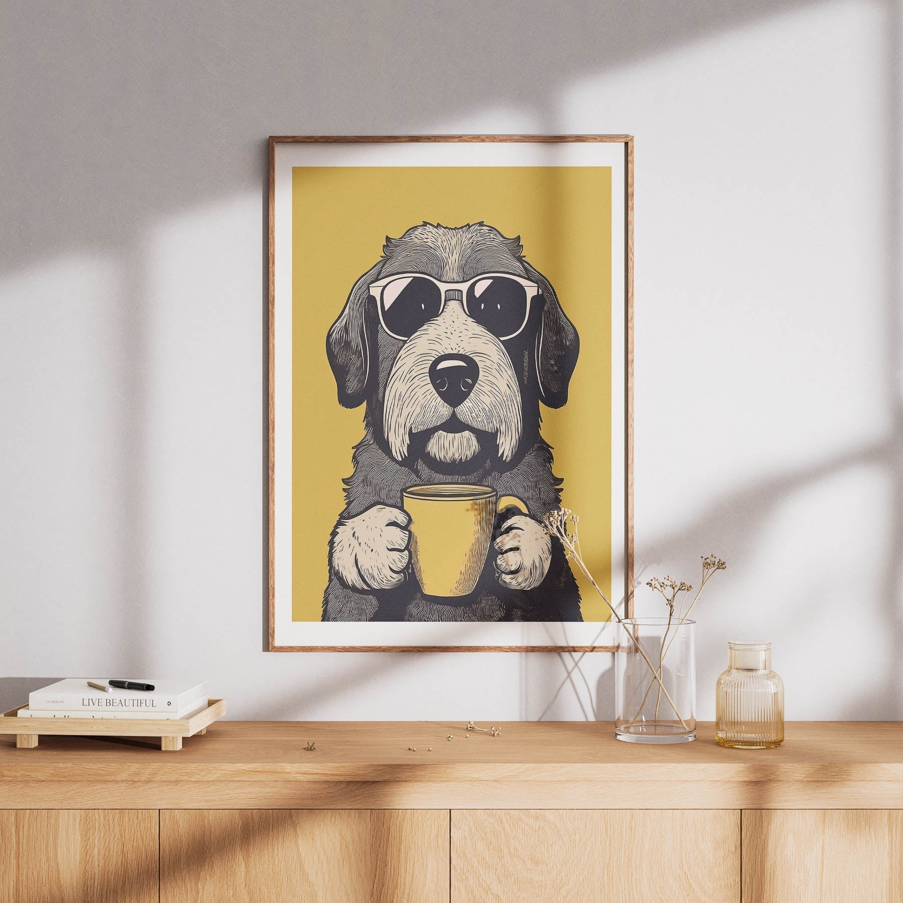 Sheepdog Chillin Coffee Dog image 8