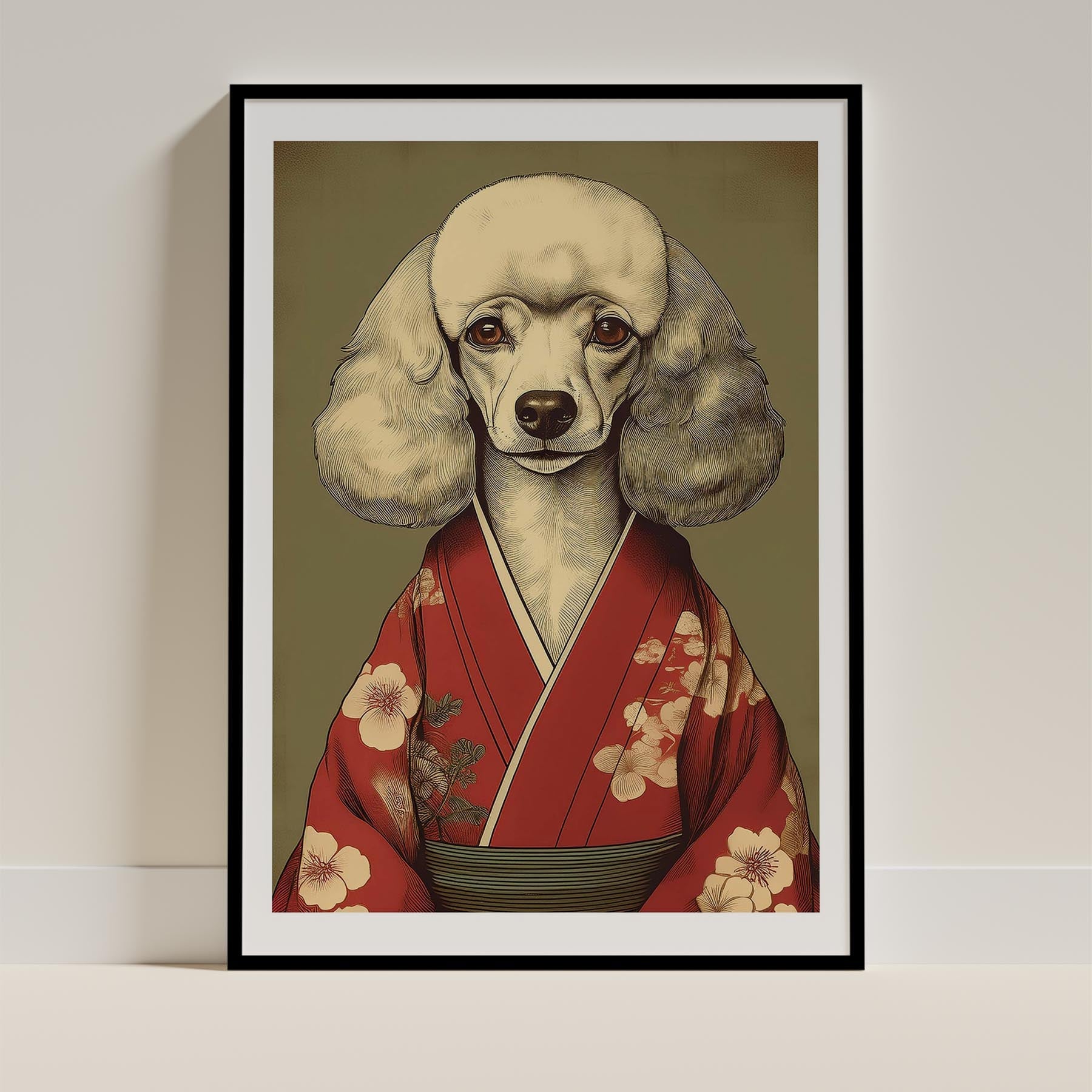 Poodle Japanse Kimono Dog Series image 0