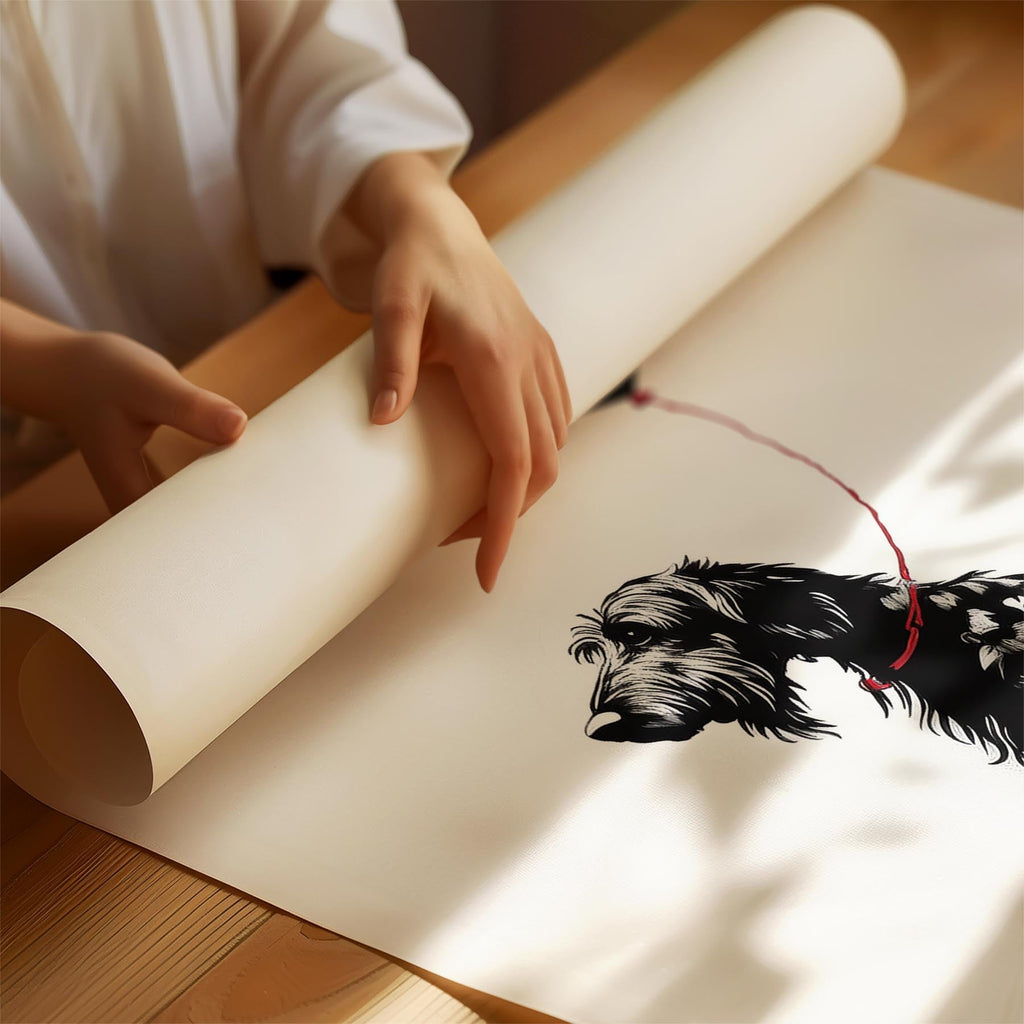 Irish Wolfhound DOGSY Series inspired by the Art of Banksy image 1