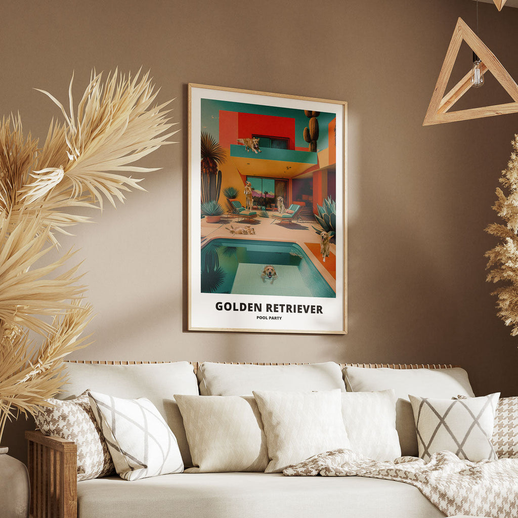 Golden Terrier Pool Party image 5