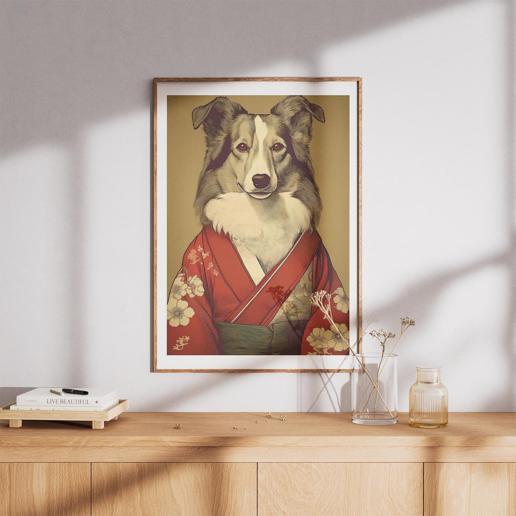 Shetland Sheepdog Japanse Kimono Dog Series image 8