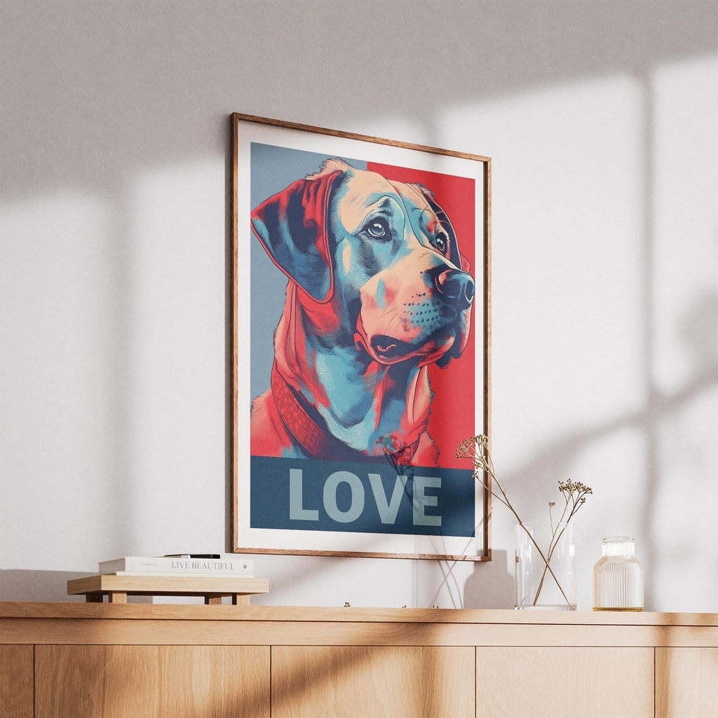 Maremma LOVE Series Inspired by the Obama Poster image 5