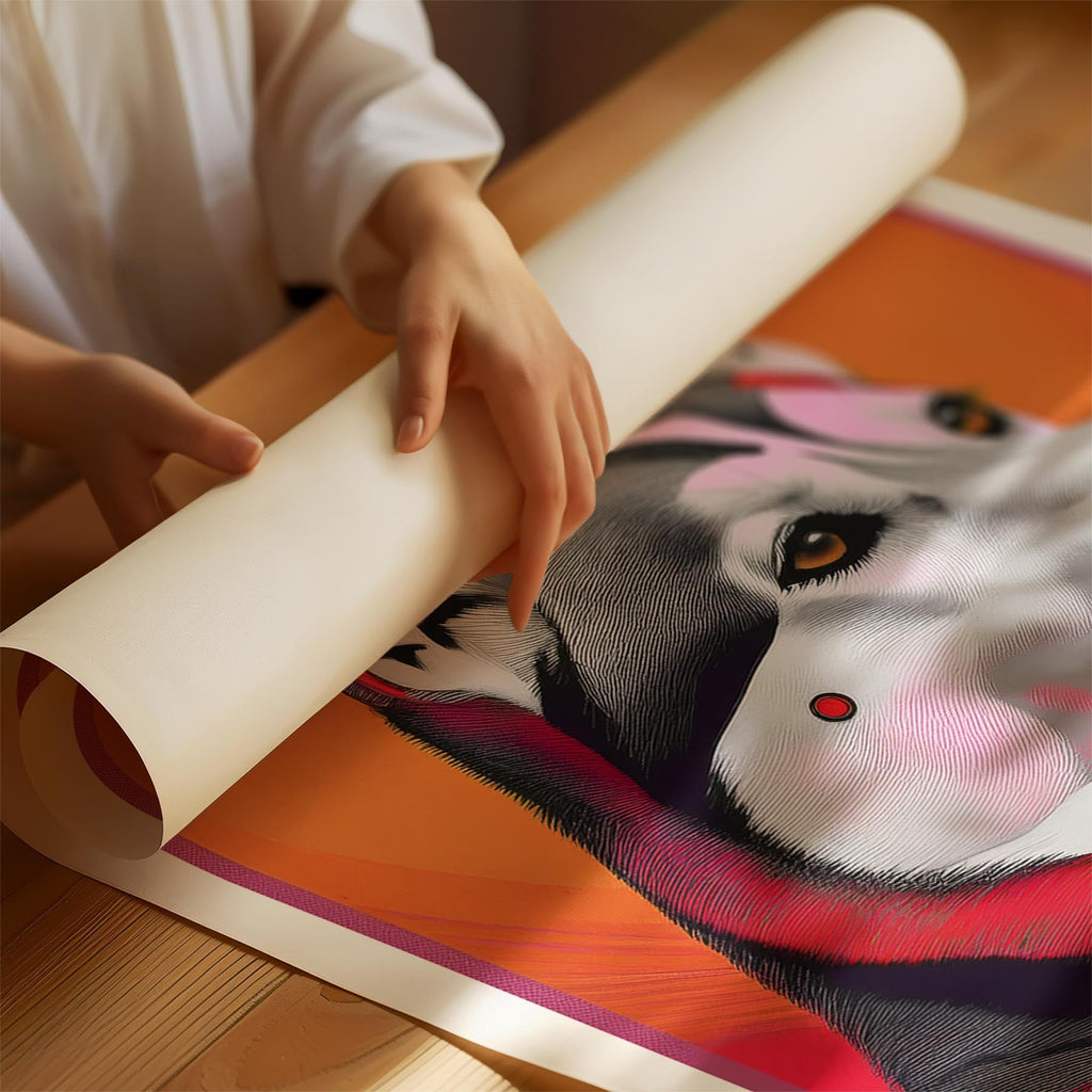 Siberian Husky Modern Pop Dog Series image 1