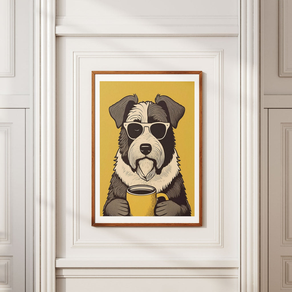 Old English Sheepdog Chillin Coffee Dog image 2