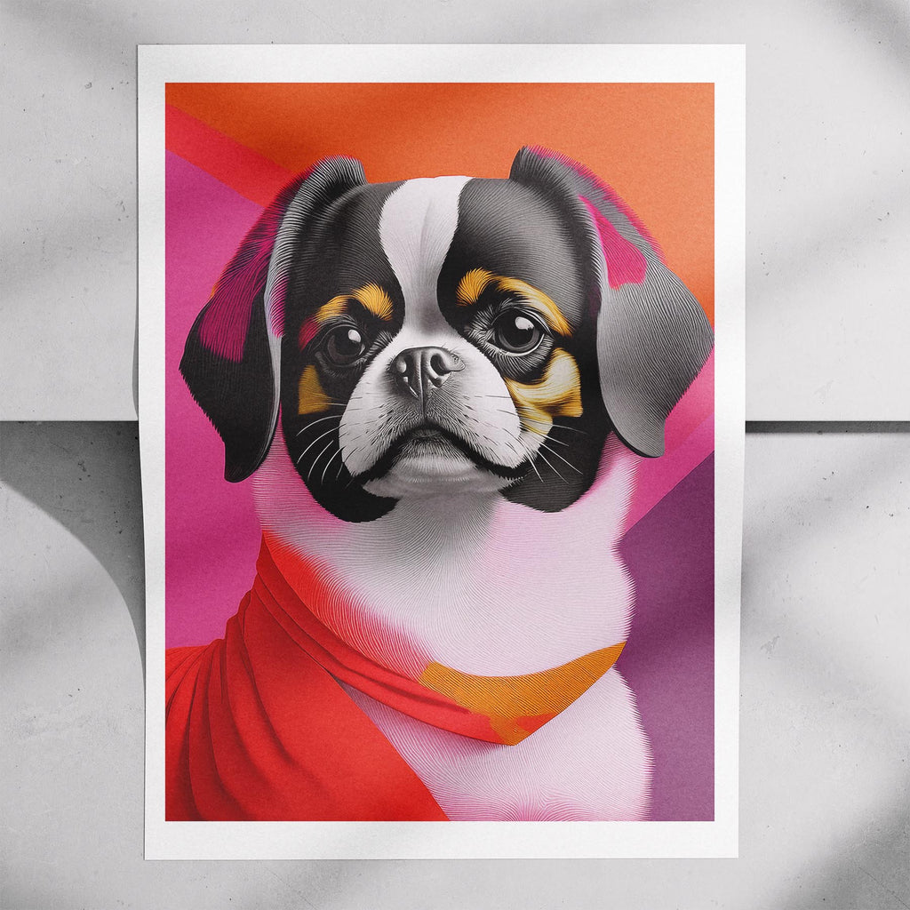 Japanese Chin Modern Pop Dog Series image 7