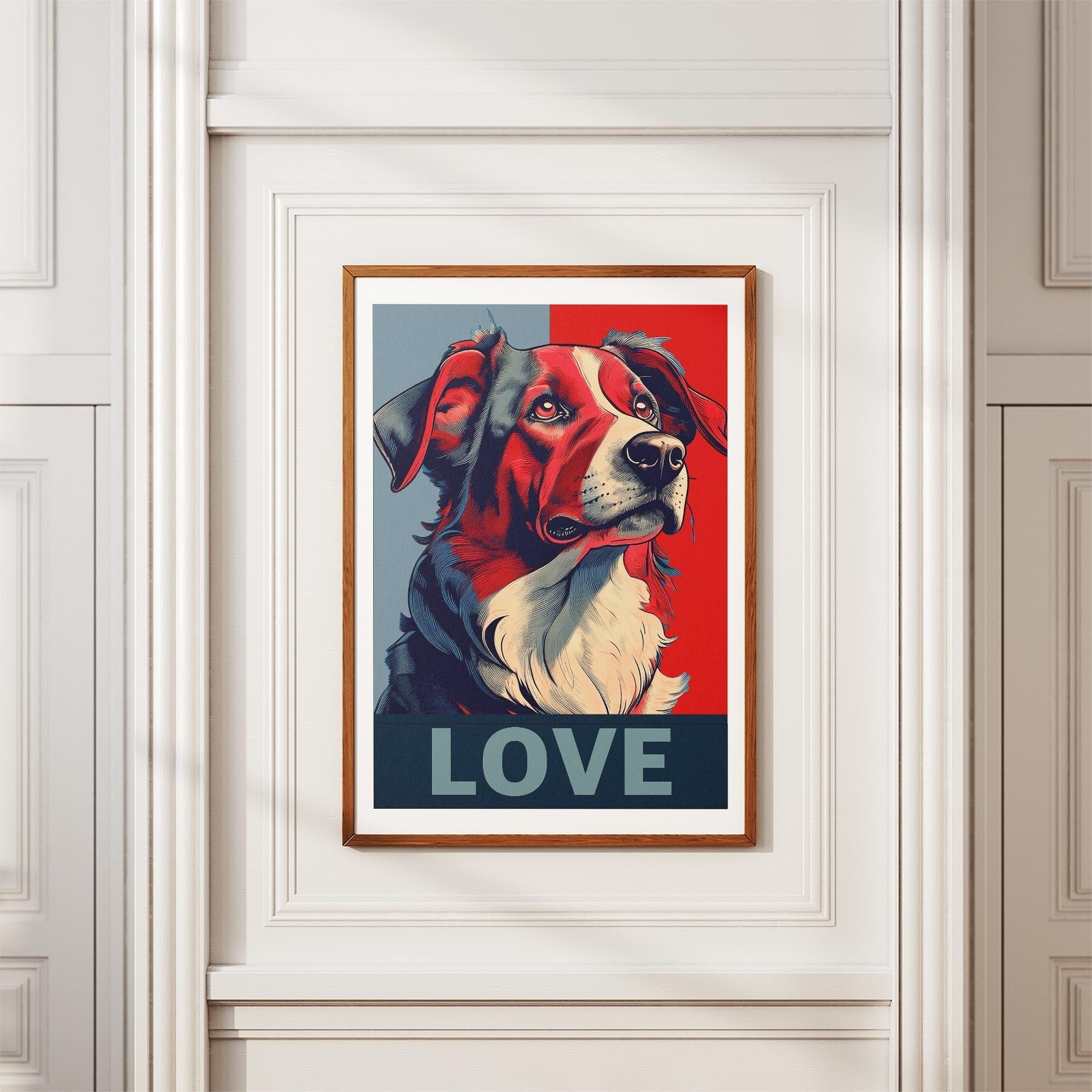 Border Collie LOVE Series Inspired by the Obama Poster image 3