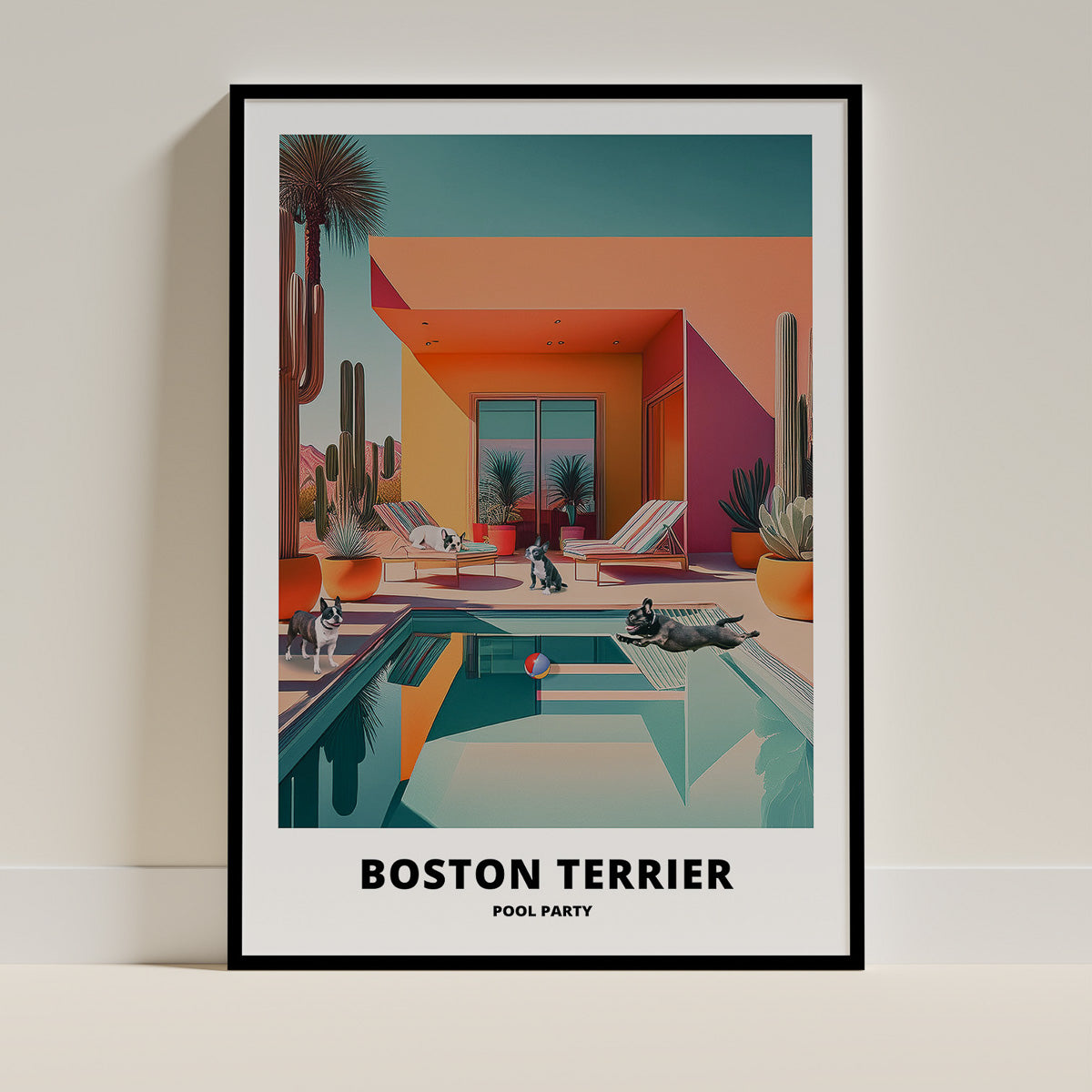 Boston Terrier Pool Party image 0