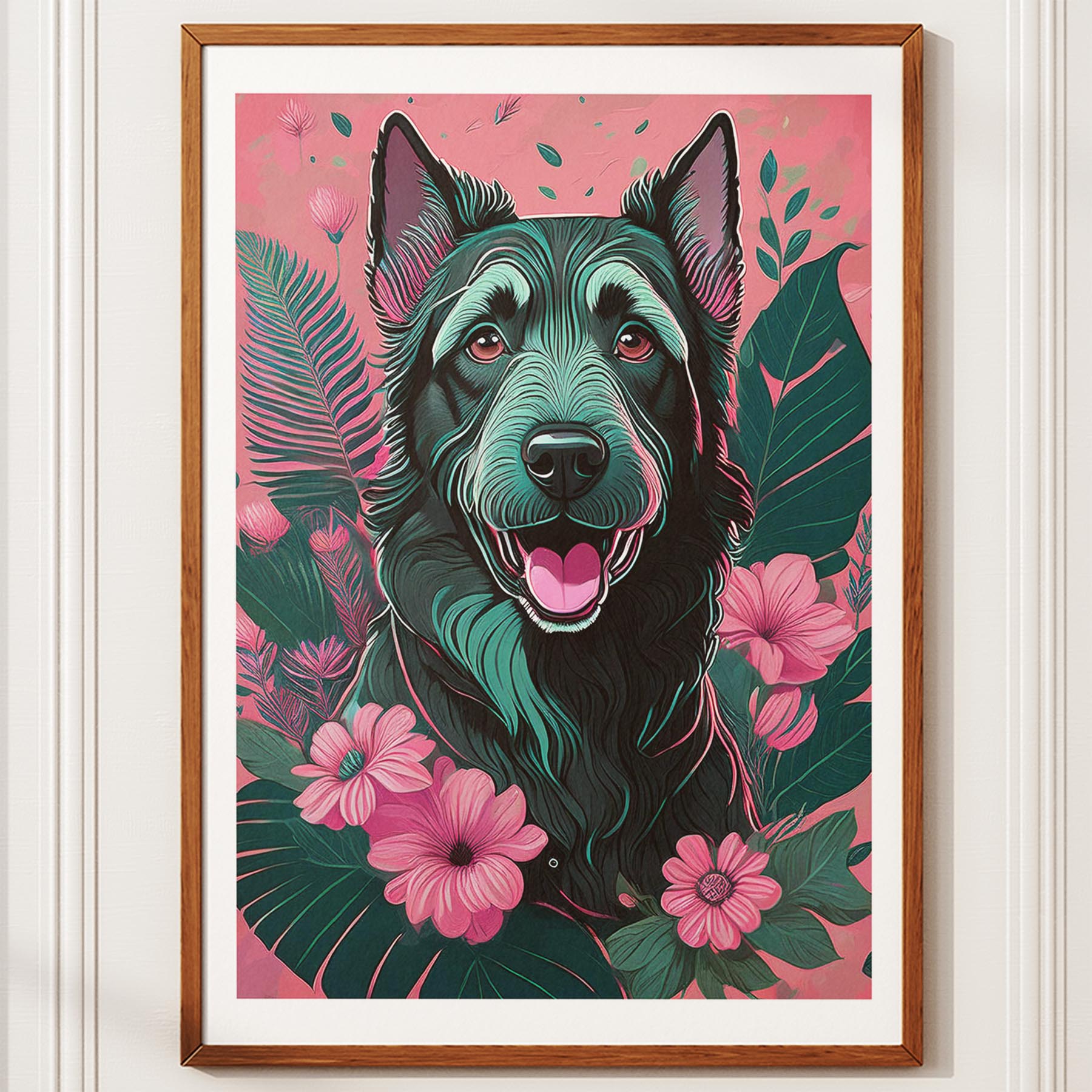 Wolfhound Flowery Dog image 11