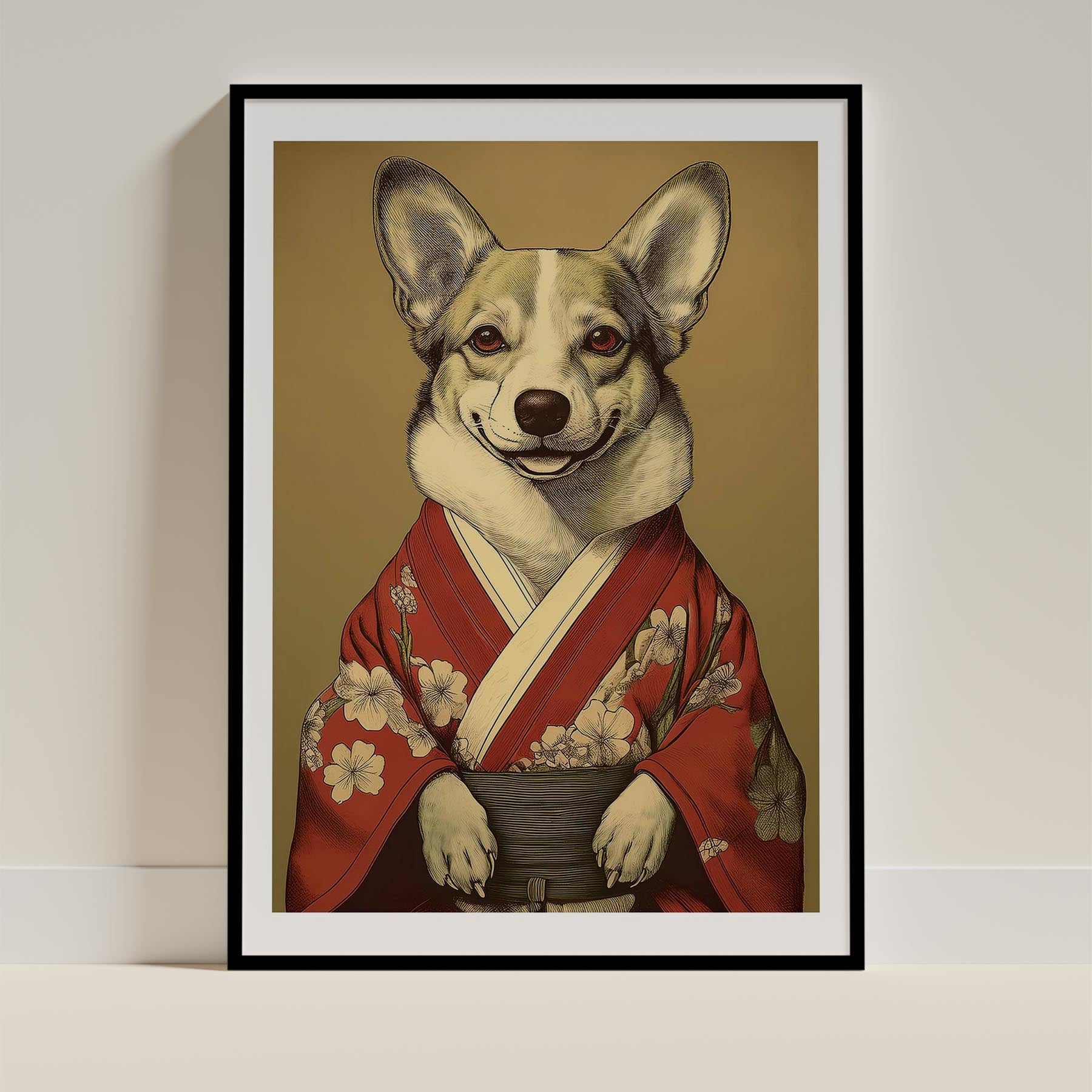 Corgi Japanse Kimono Dog Series image 0
