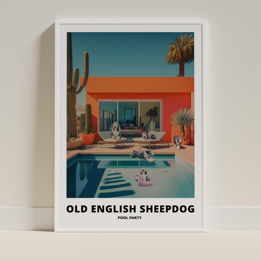 Old English Sheepdog Pool Party image 9